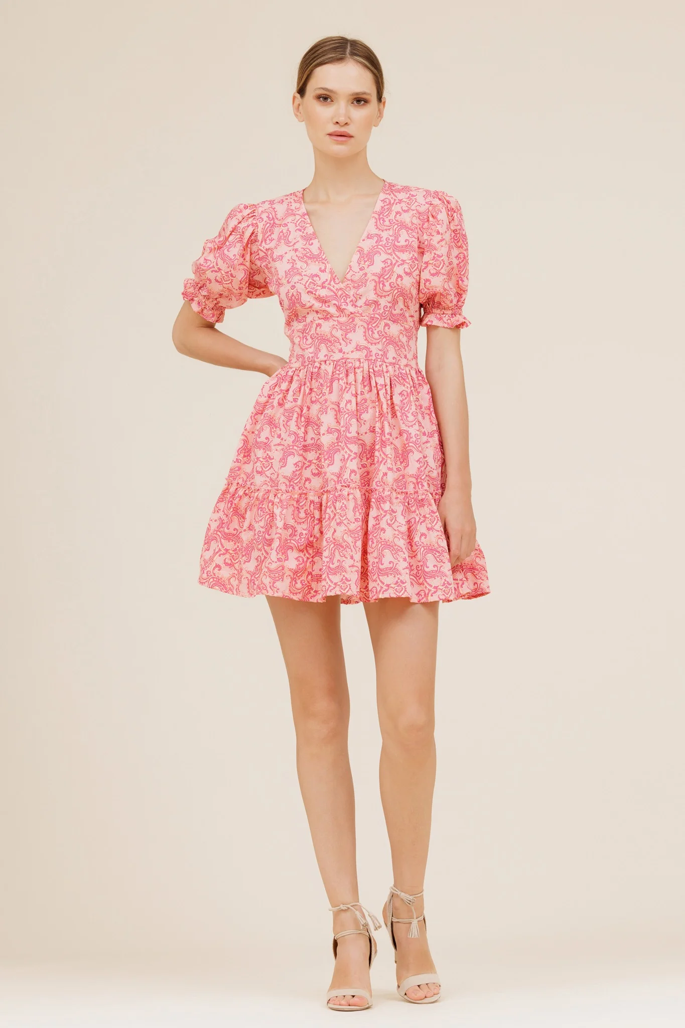Blair Mini Dress In Rosette - Pink CSN - Image 4