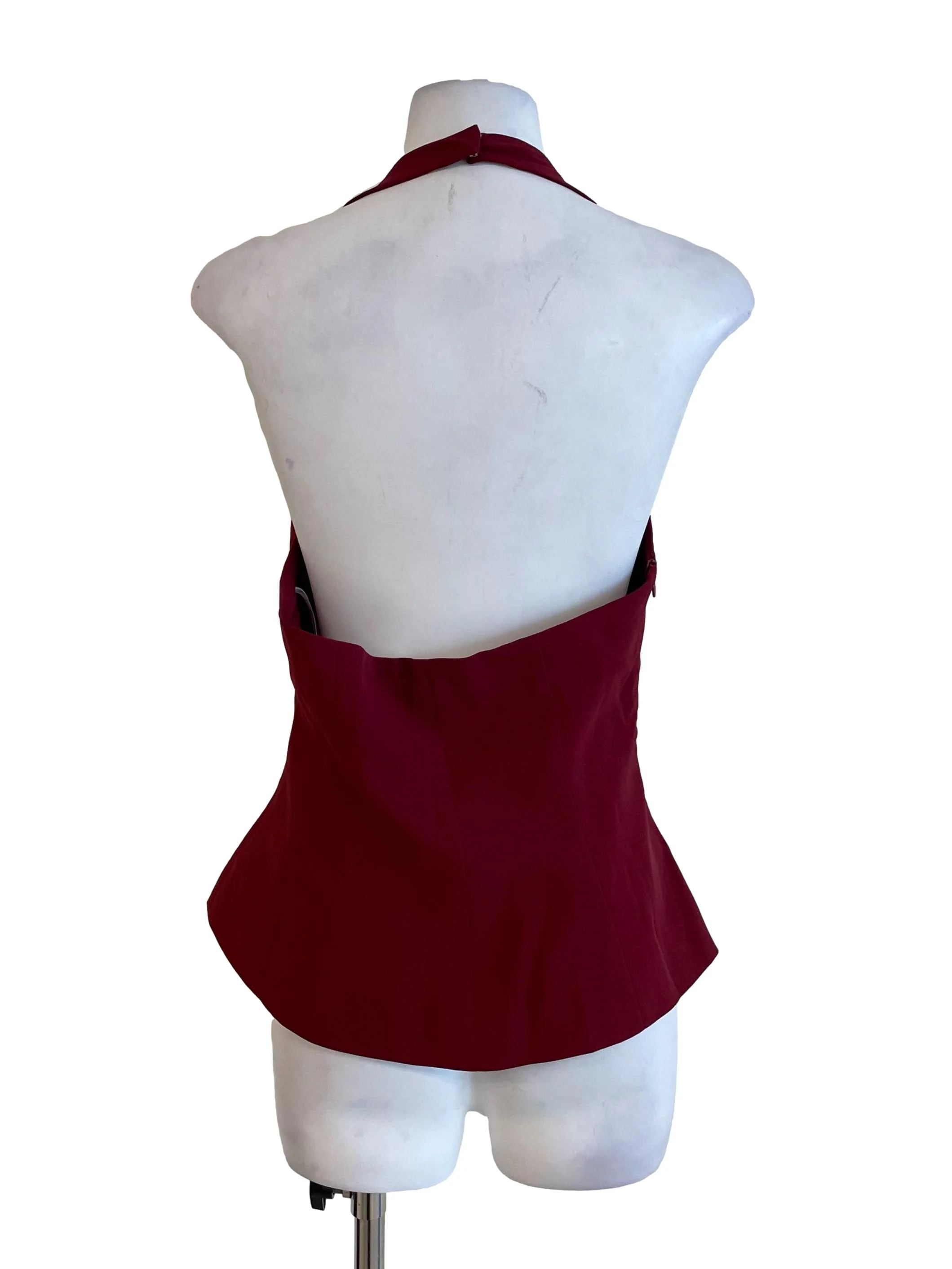 Blood Halter Neck Skinny Top - Image 2