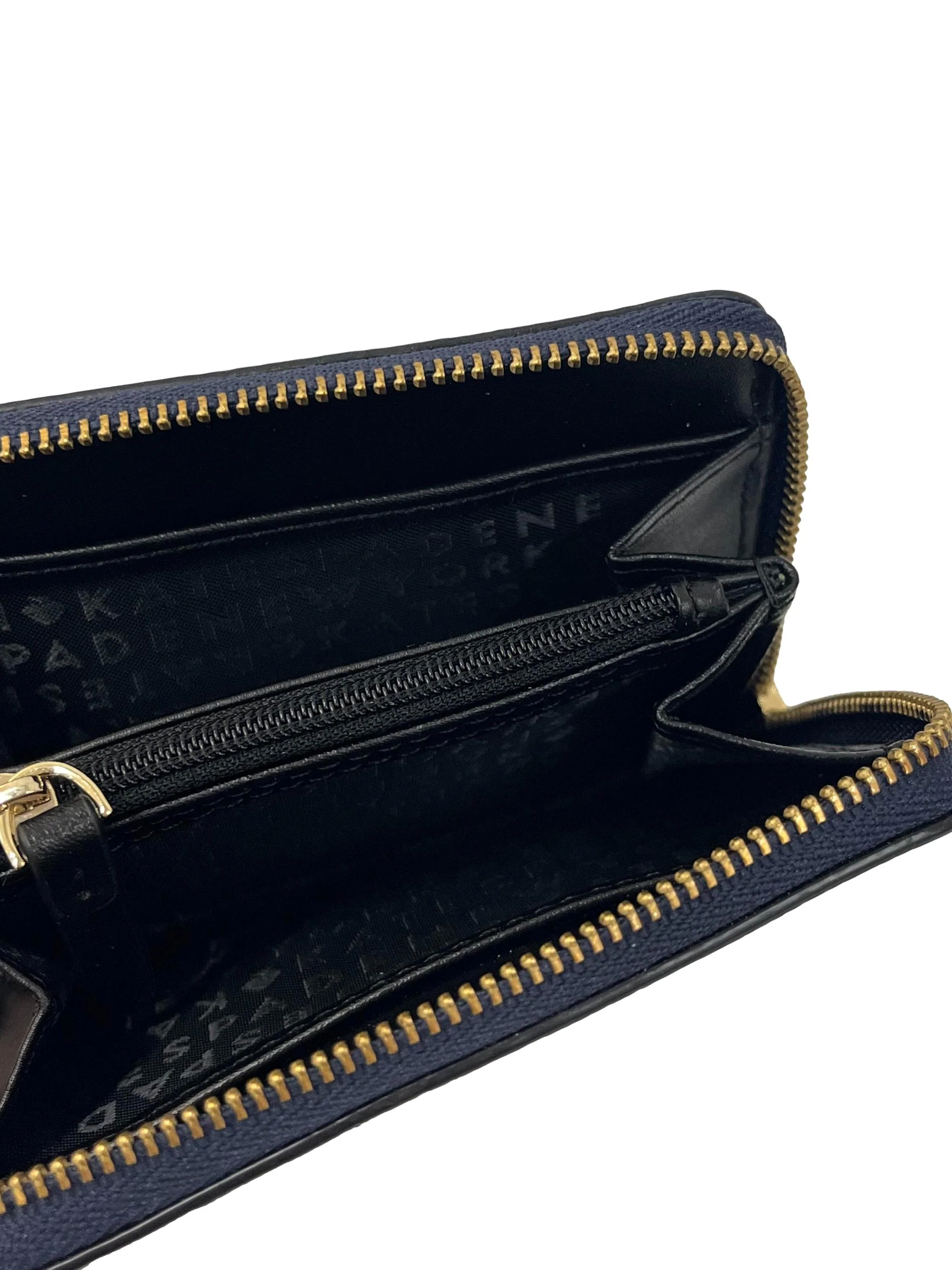 Blue Calf Leather Briar Lane Dani Floral Print Small Wallet - Image 4