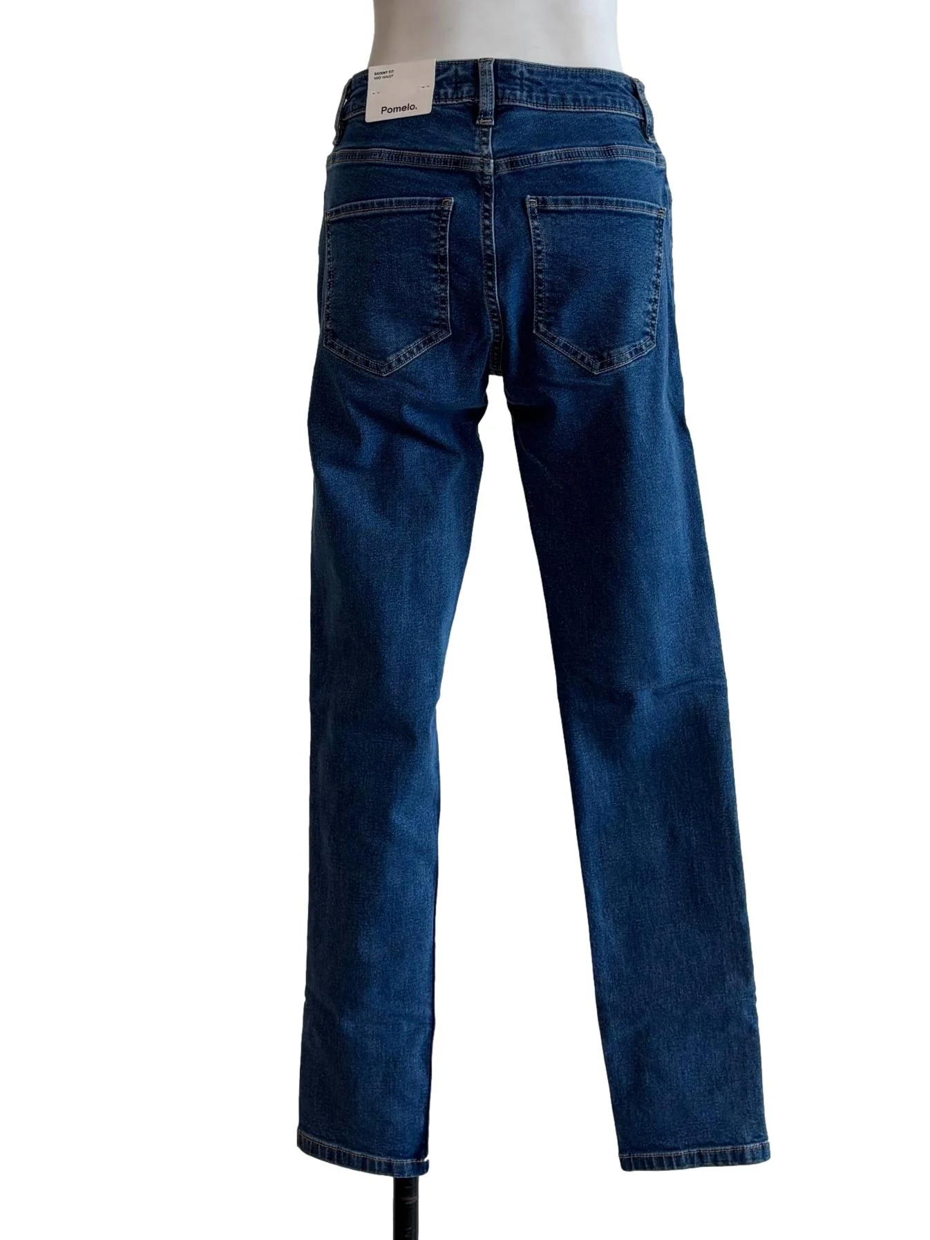 Blue Denim Skinny Jeans - Image 2