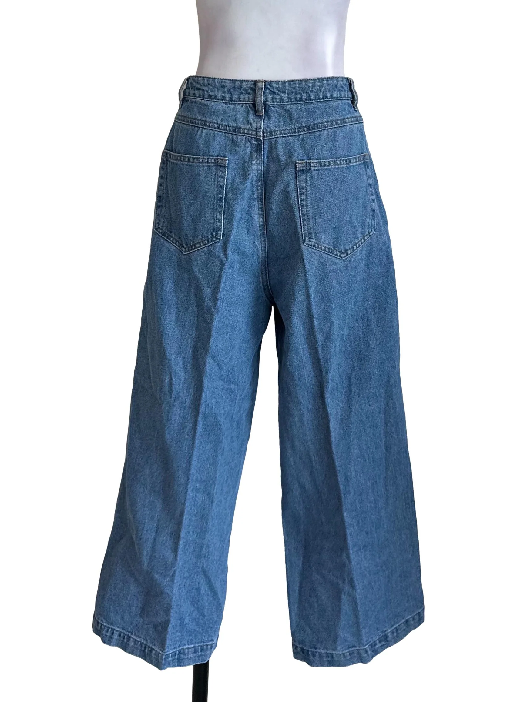 Blue Denim Straight Jeans - Image 2