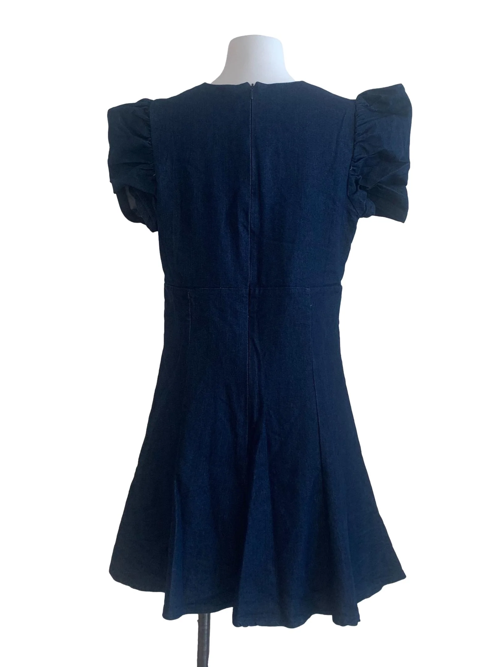 Blue Drop Waist Jean Dress - Image 2