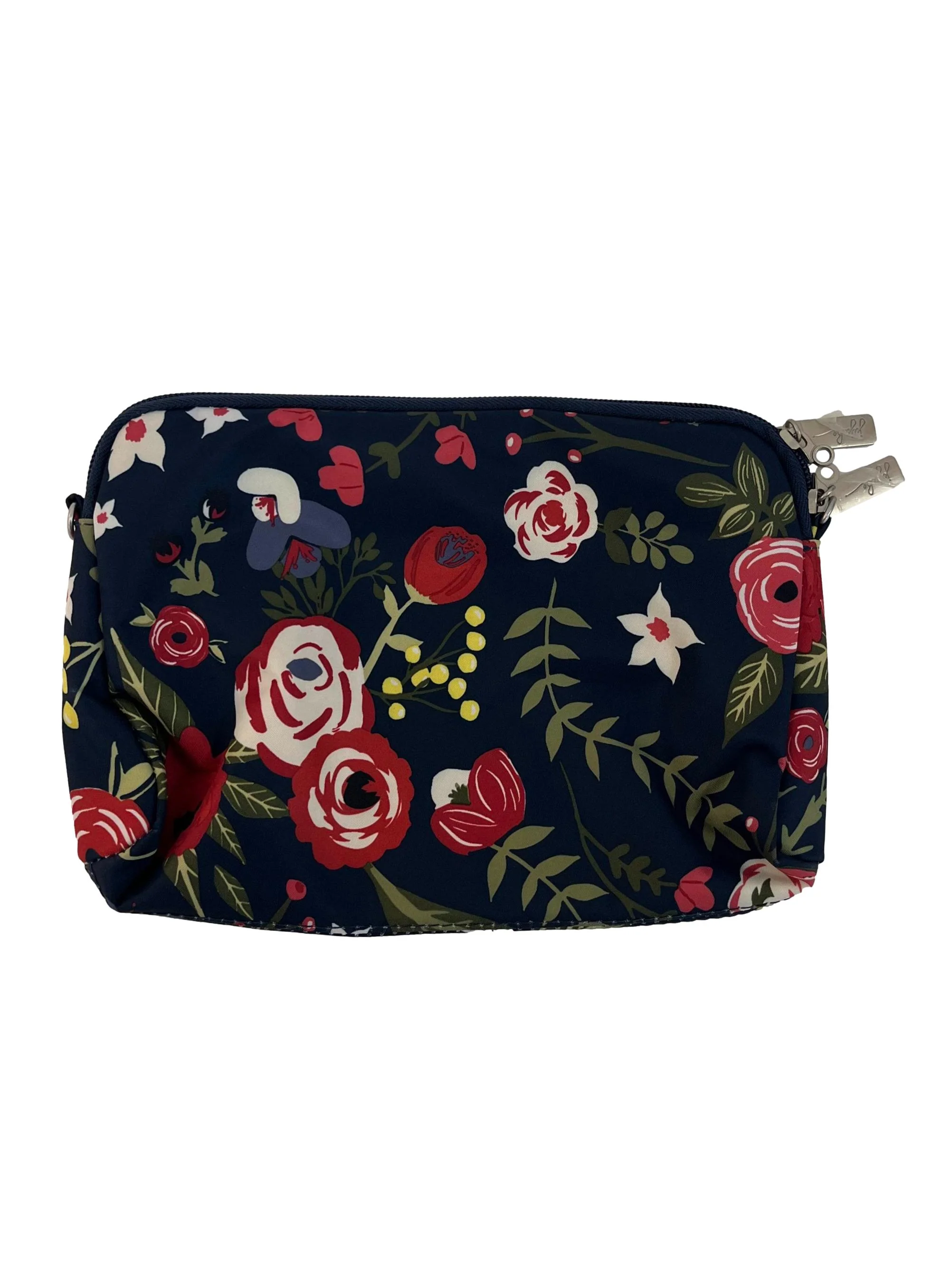 Blue Floral Pouch With Straps - Image 2