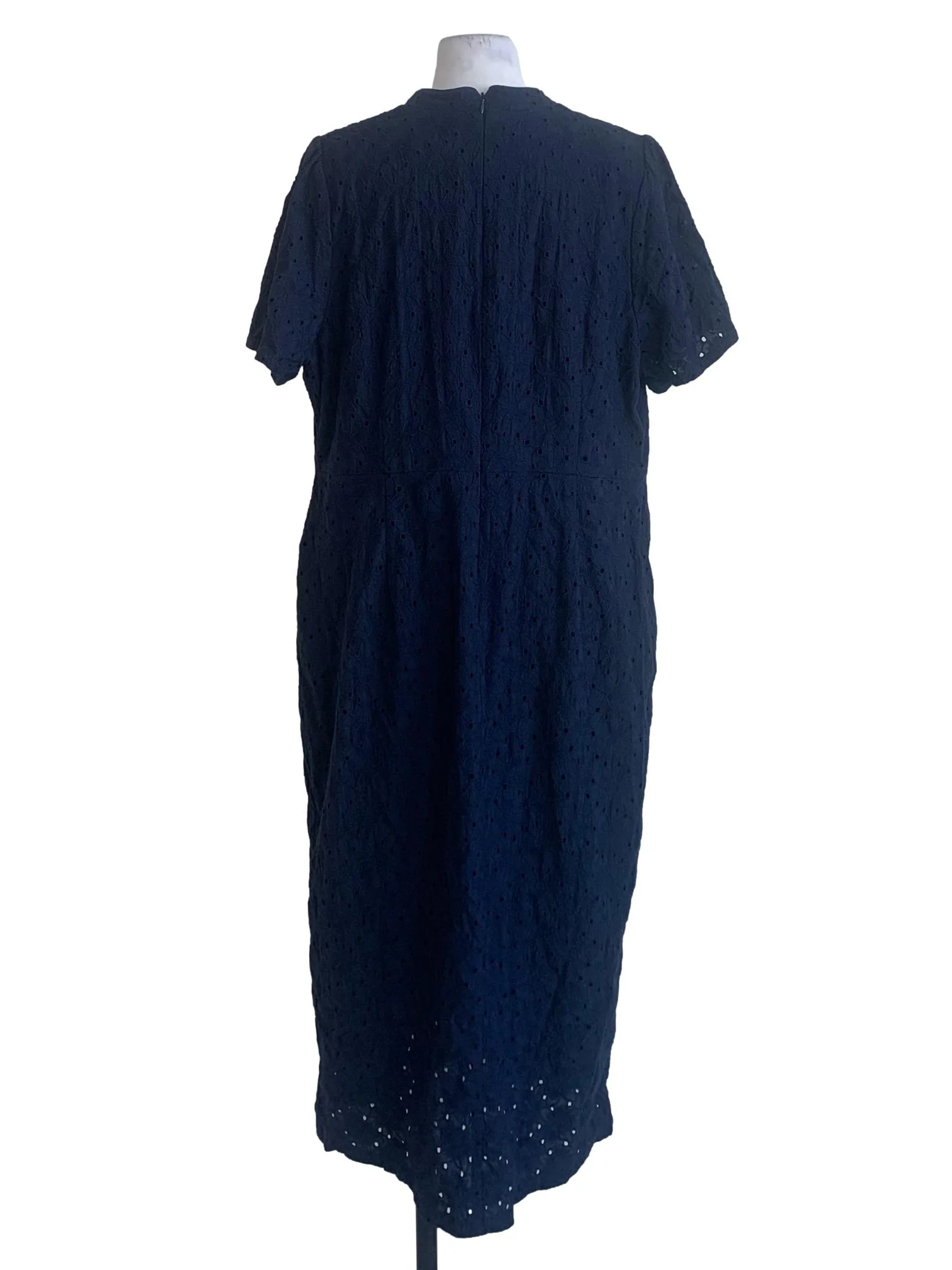 Blue High Neck Dress - Image 2