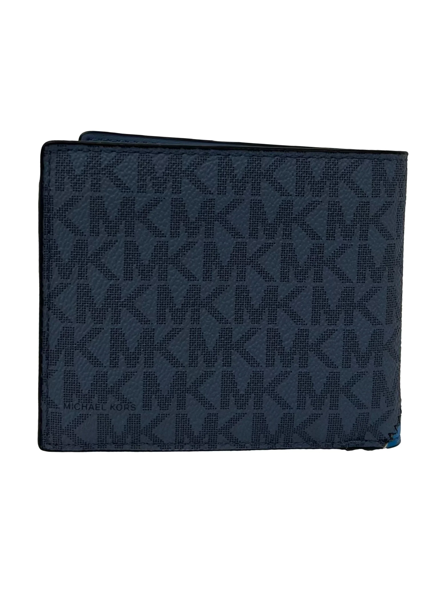 Blue Monogram Folding Wallet - Image 2