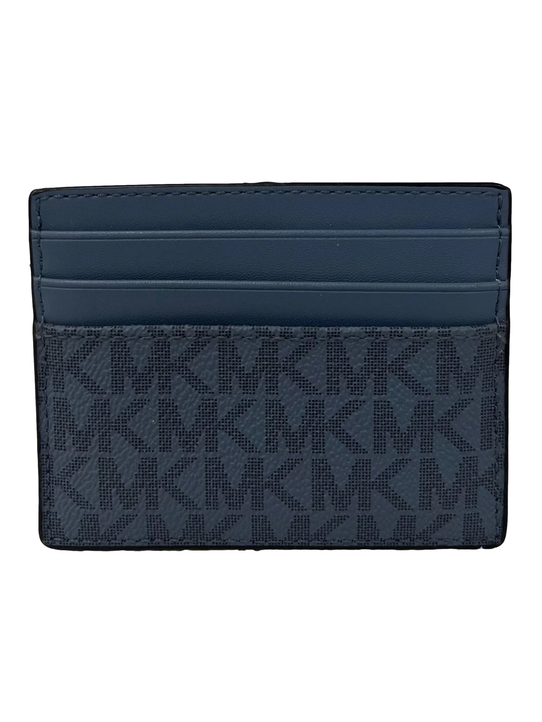 Blue Monogram With Printed Logo Graphic Card Holder - Image 2