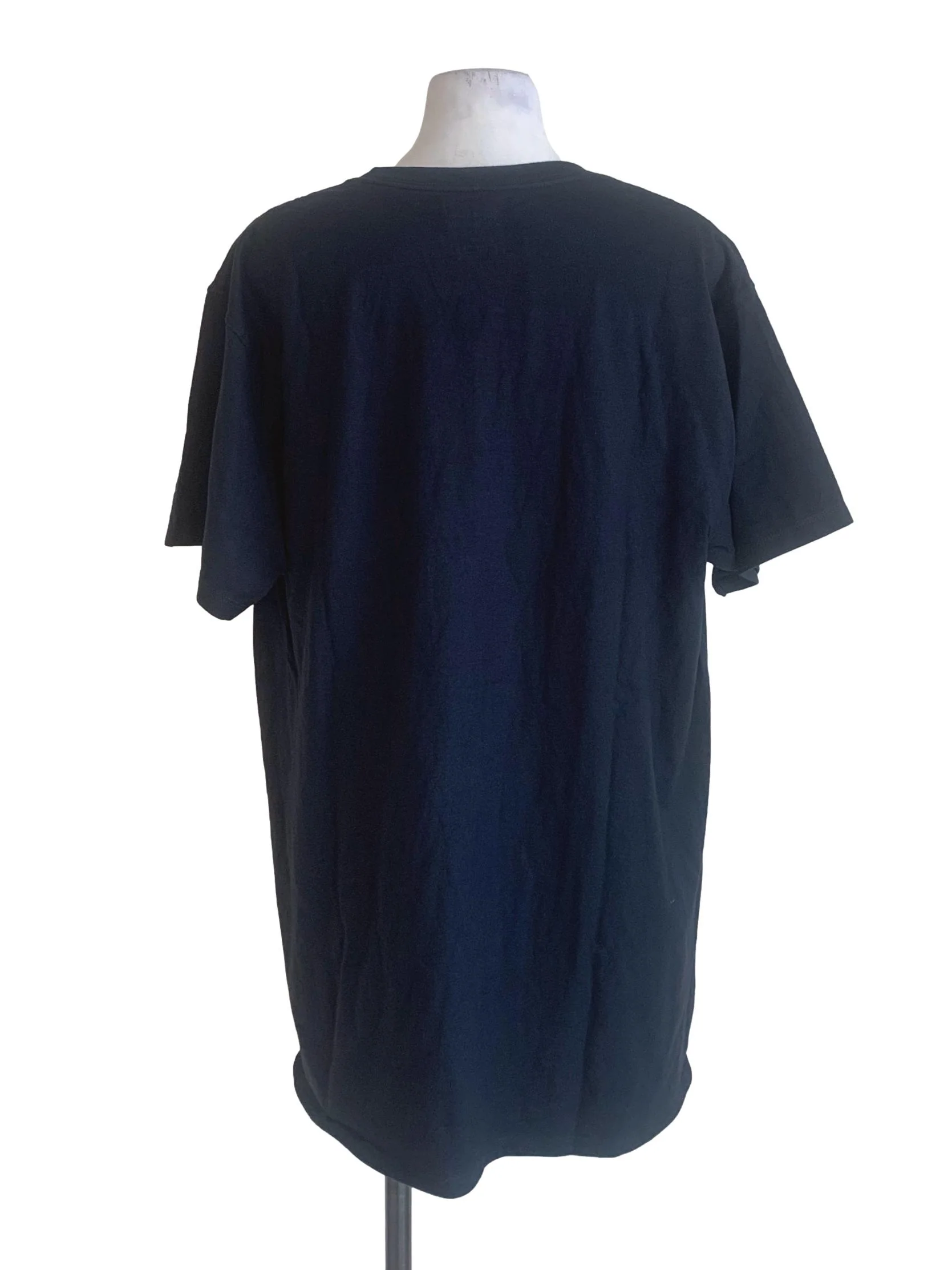 Blue Round Neck Baggy Shirt - Image 2