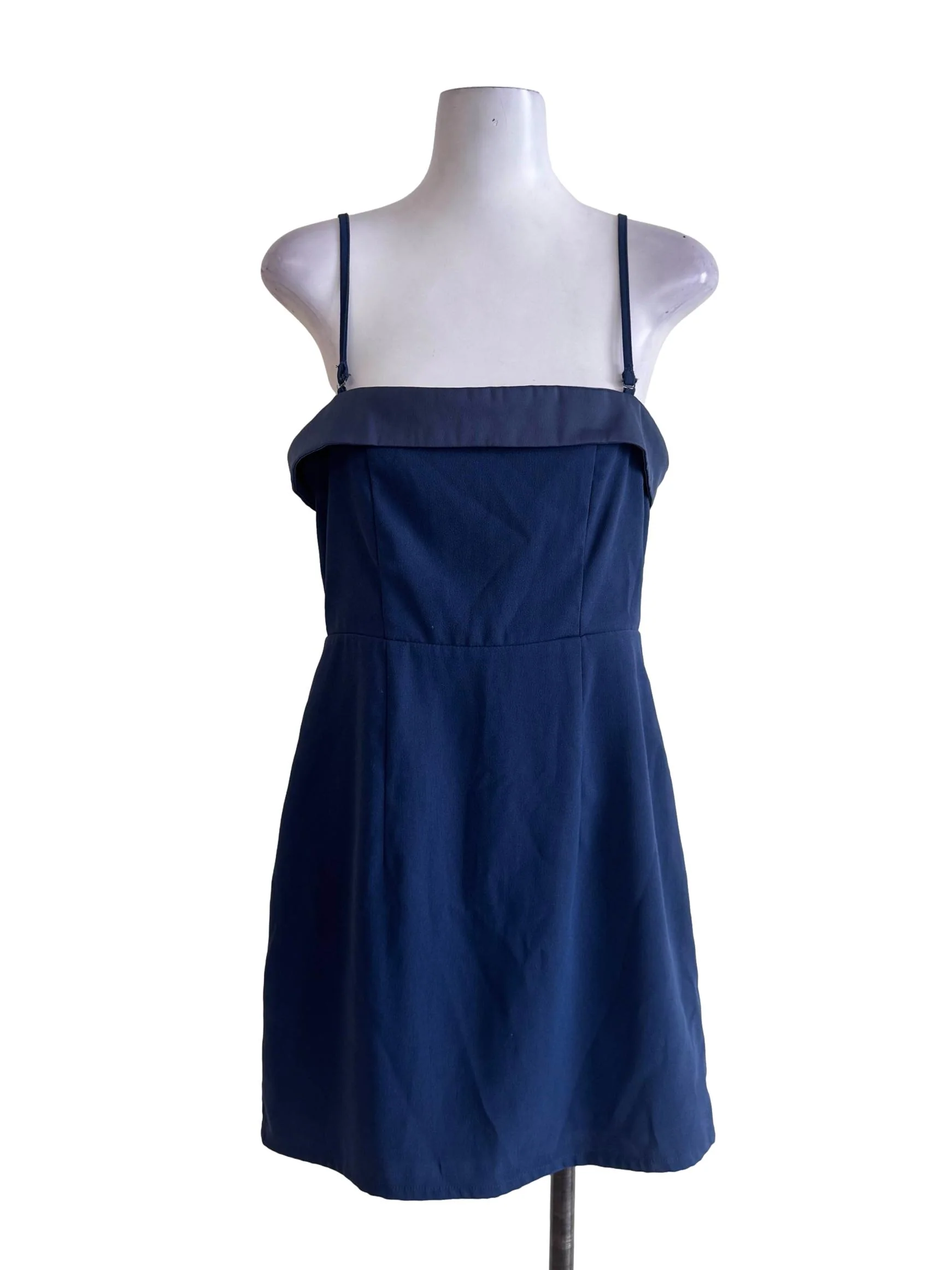 Blue Spaghetti Strap Dress
