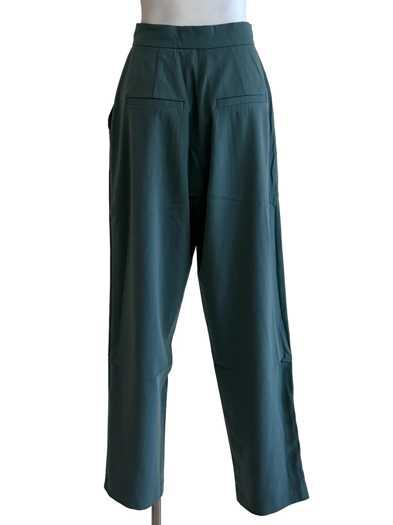 Blue Tapered Pleat Pants OSN - Image 2