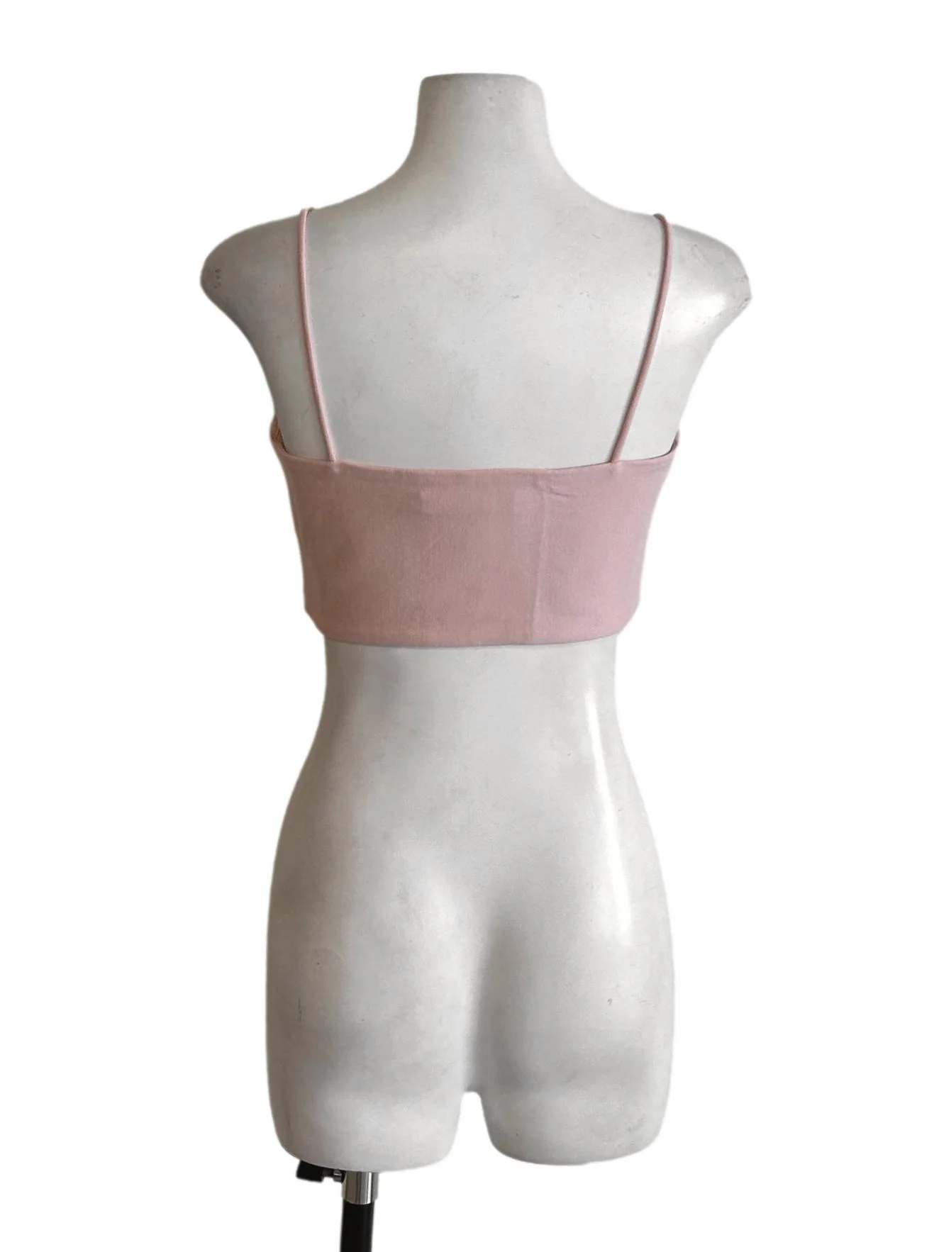 Blush Pink Cami Crop Top LB - Image 2