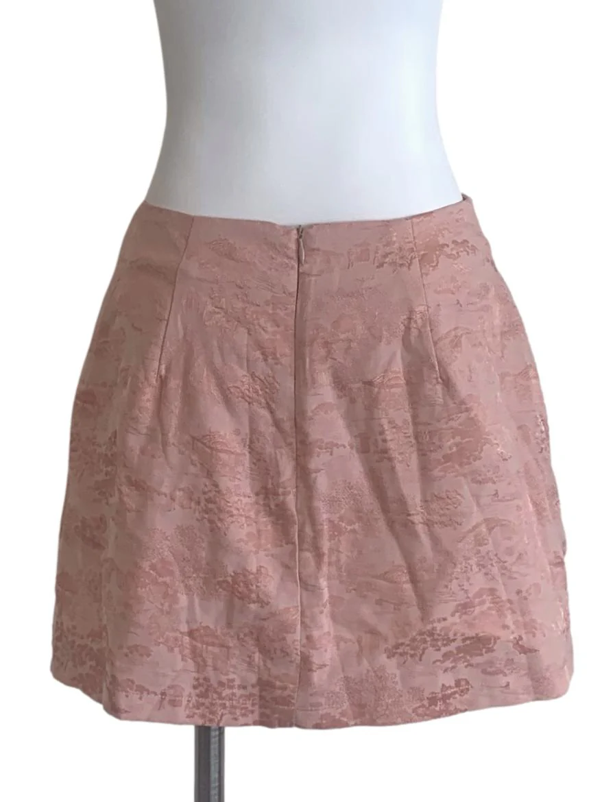 Blush Pink Pattern Skort - Image 2