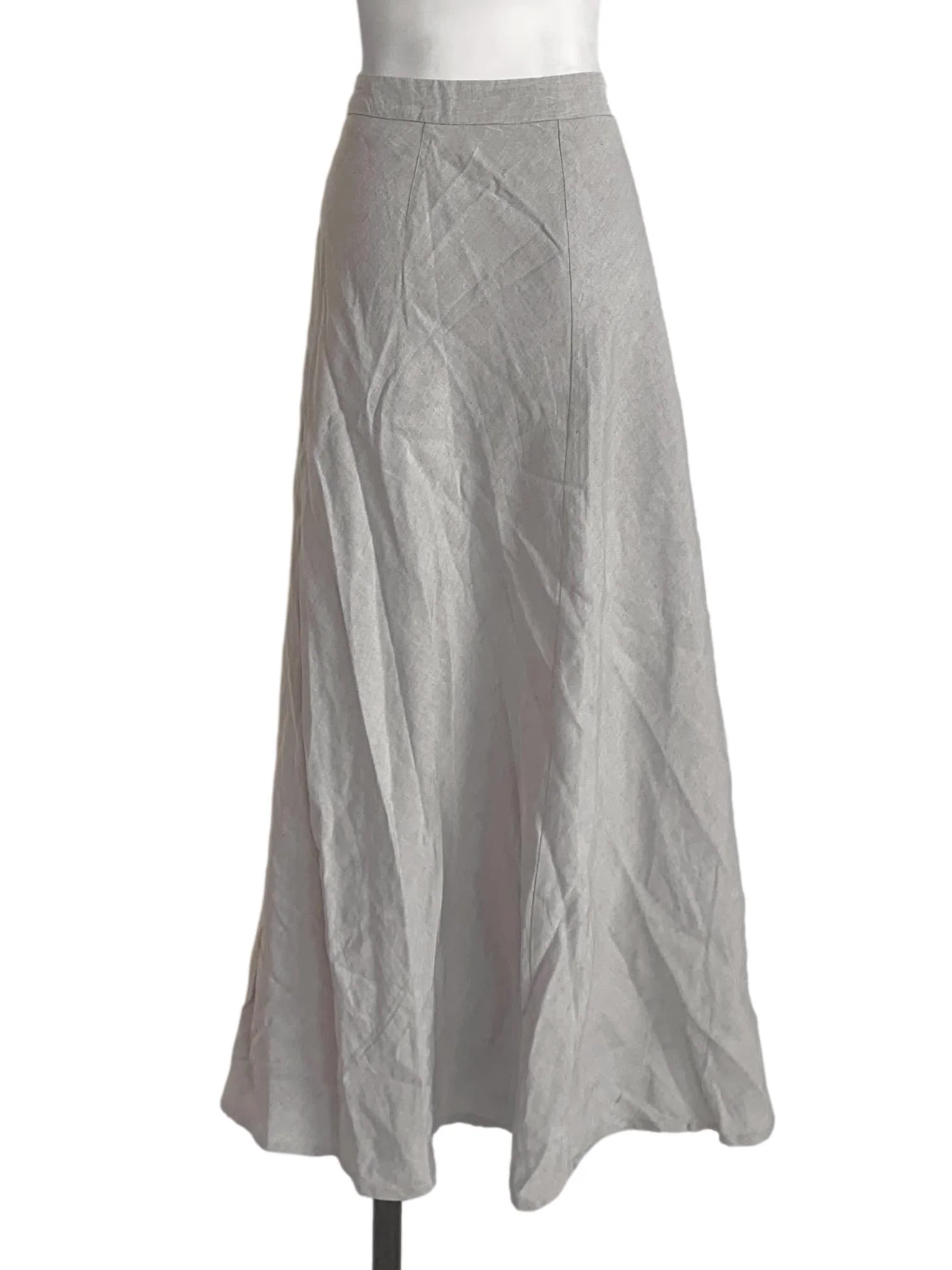 Bone Beige A-Line Skirt - Image 2