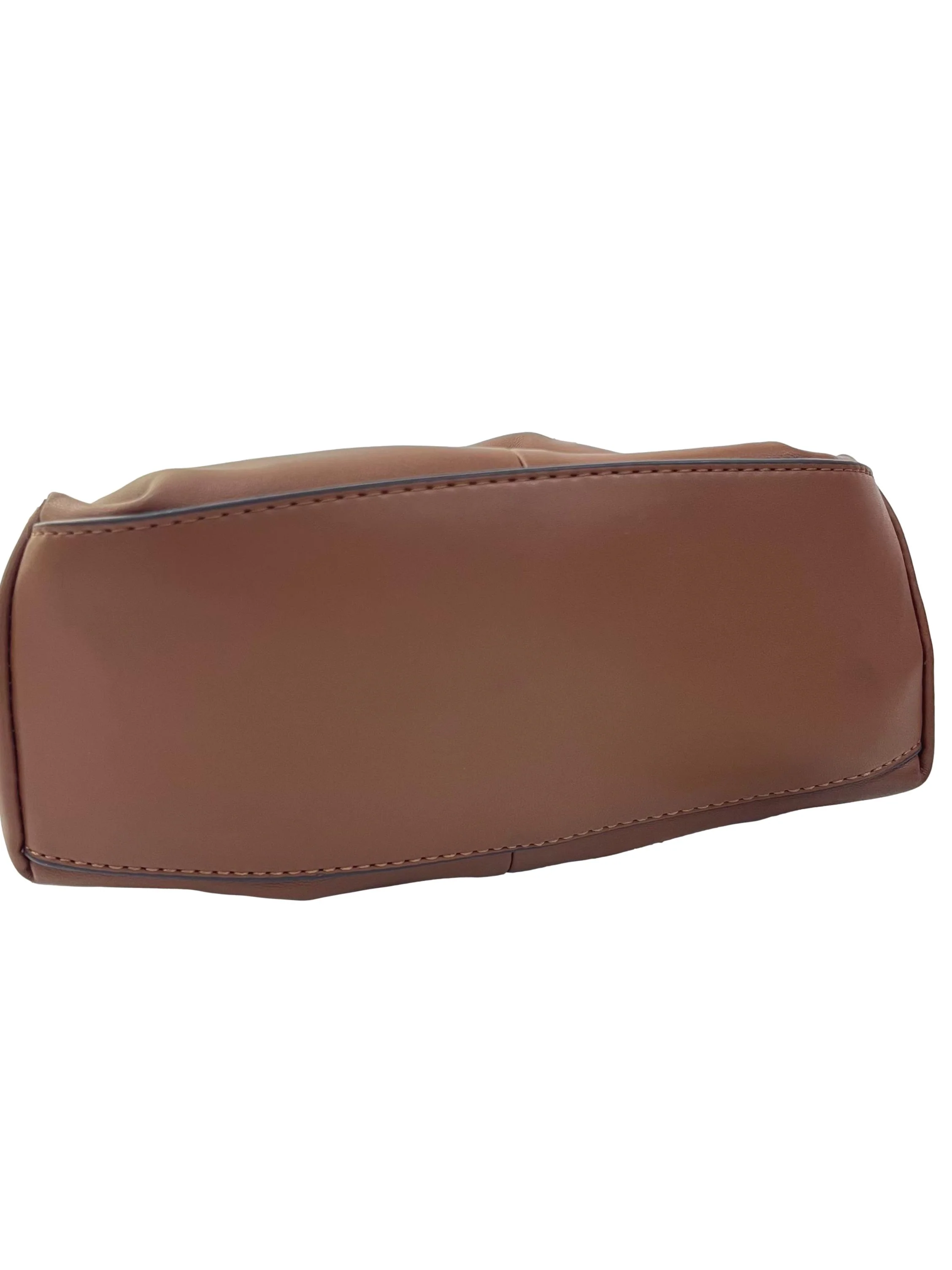 Brown Ally Ruched Handle Bag - Image 3