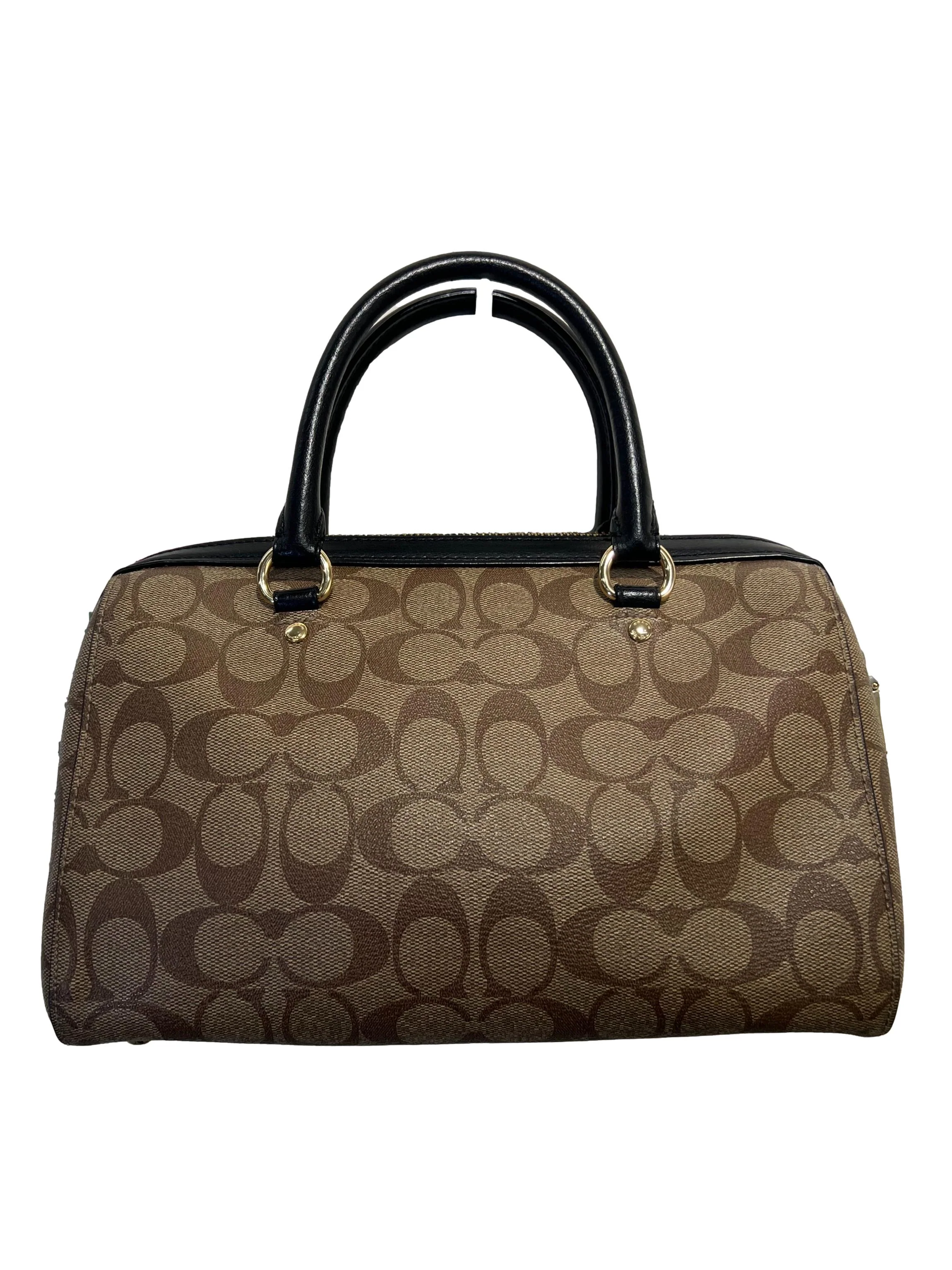 Brown Black Monogram Handbag - Image 2