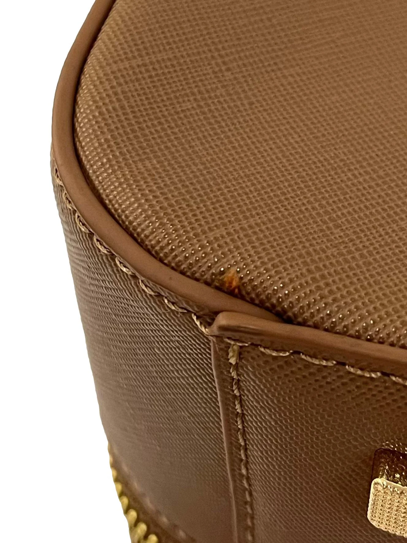 Brown Boxy Top Handle Bag With Detachable Crossbody Strap - Image 5