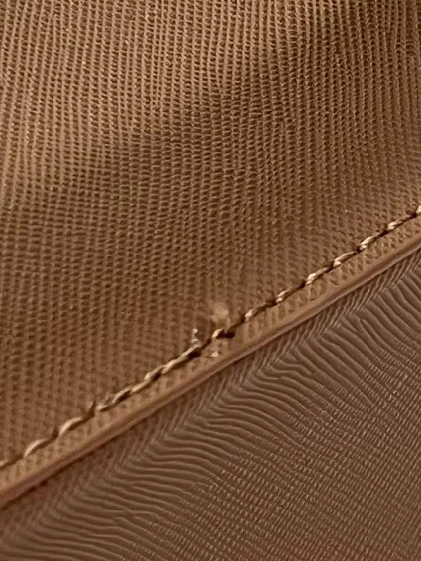 Brown Boxy Top Handle Bag With Detachable Crossbody Strap - Image 6