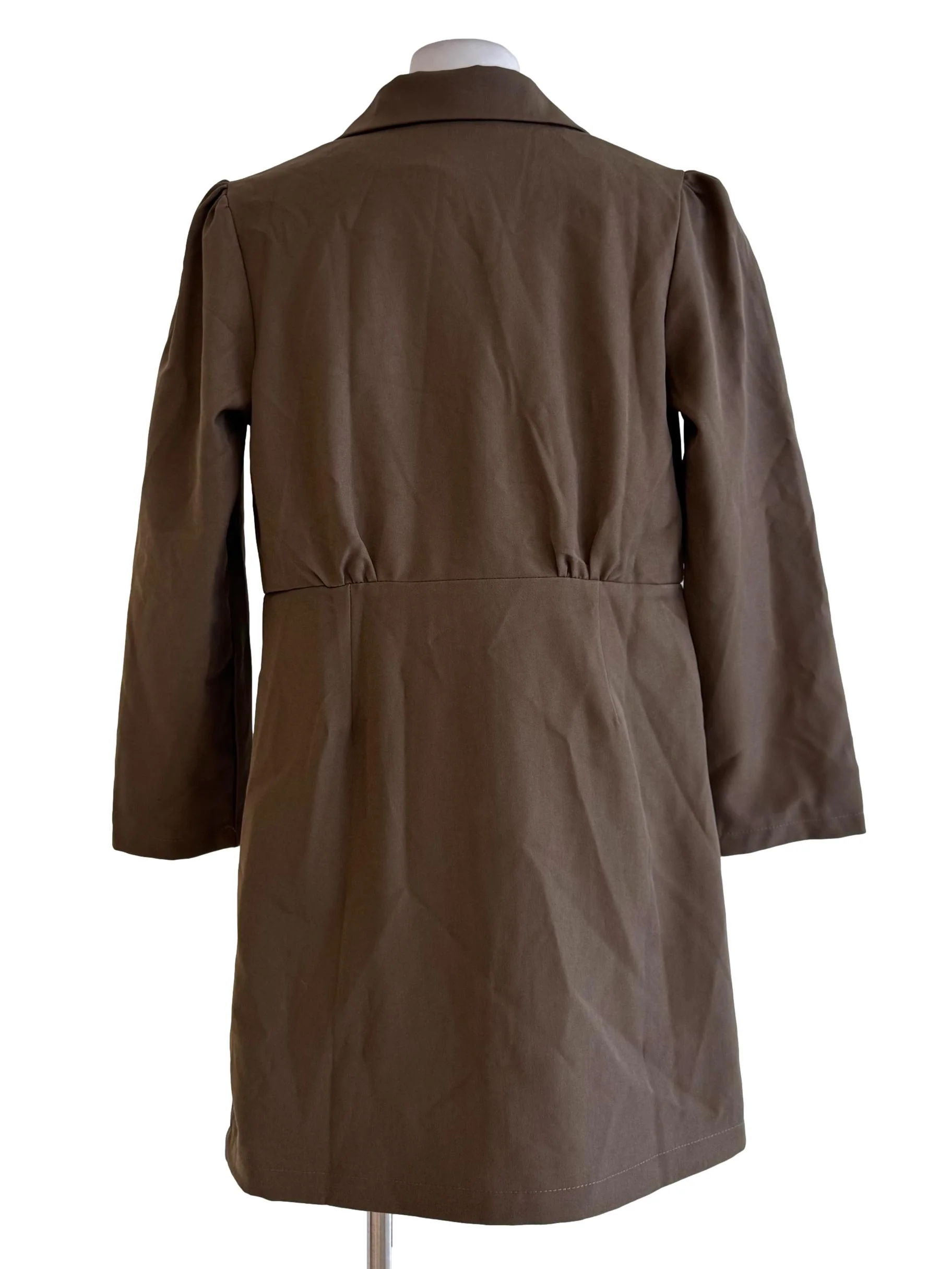 Brown Buttoned Blazer - Image 2