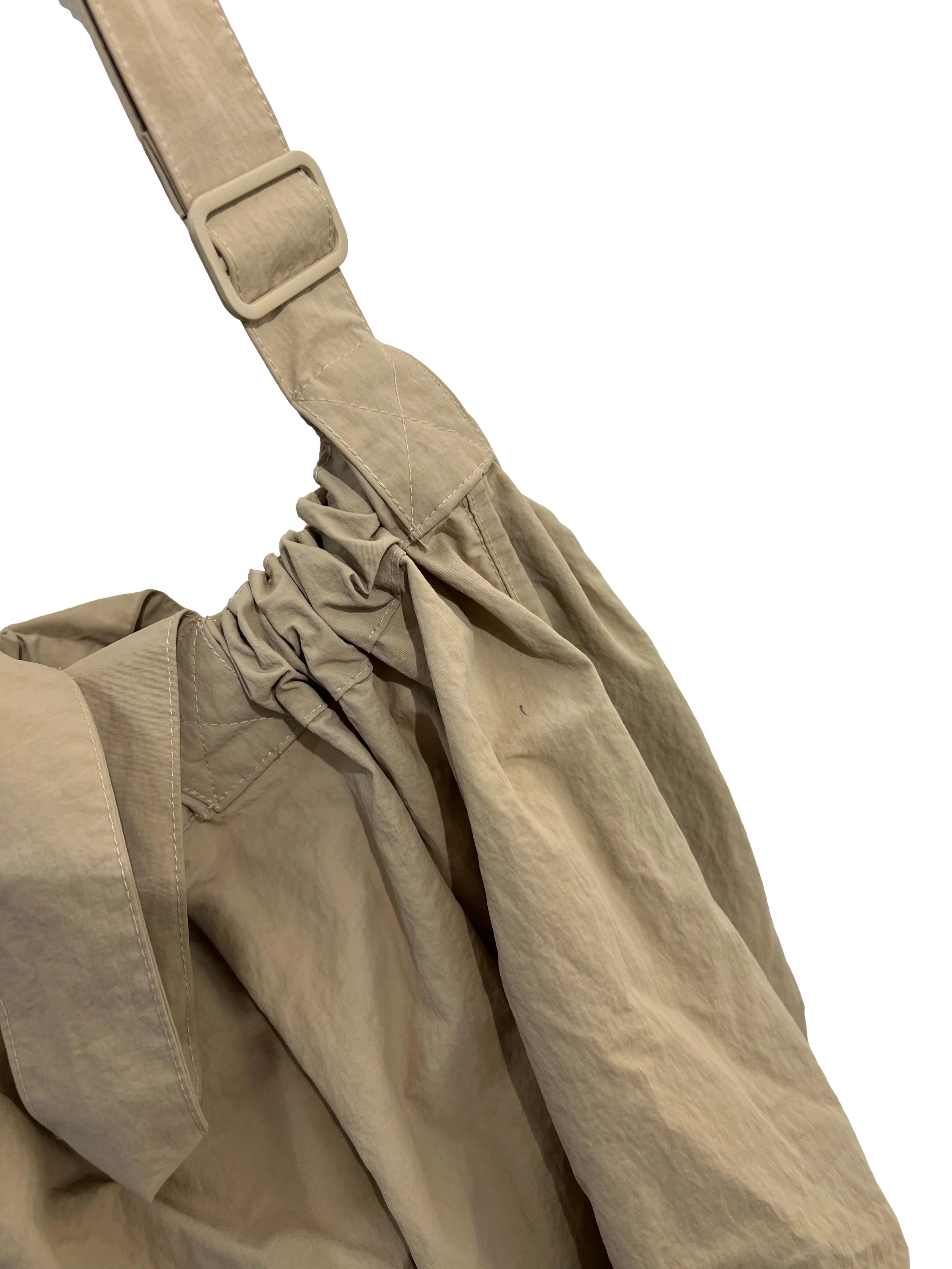 Brown Dumpling Bag Large - Image 3