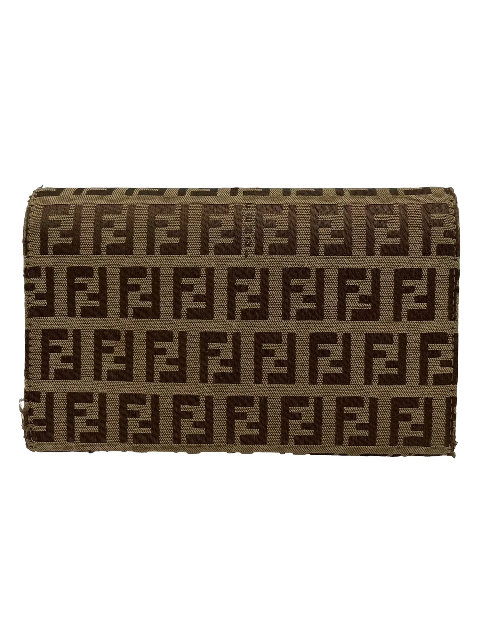 Brown Monogram Zucchino Canvas Compact Wallet - Image 8