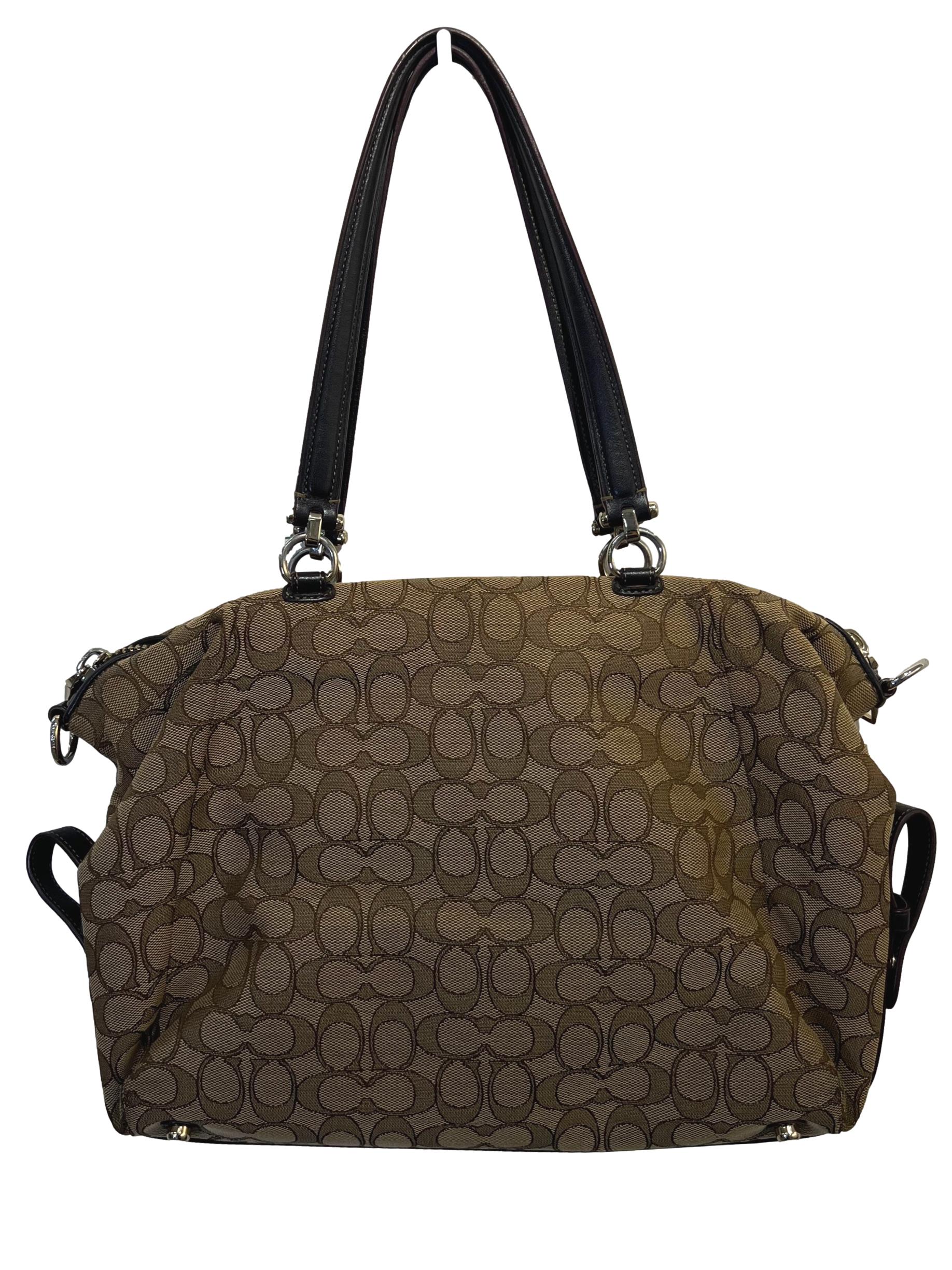Brown Monogram Shoulder Bag - Image 2