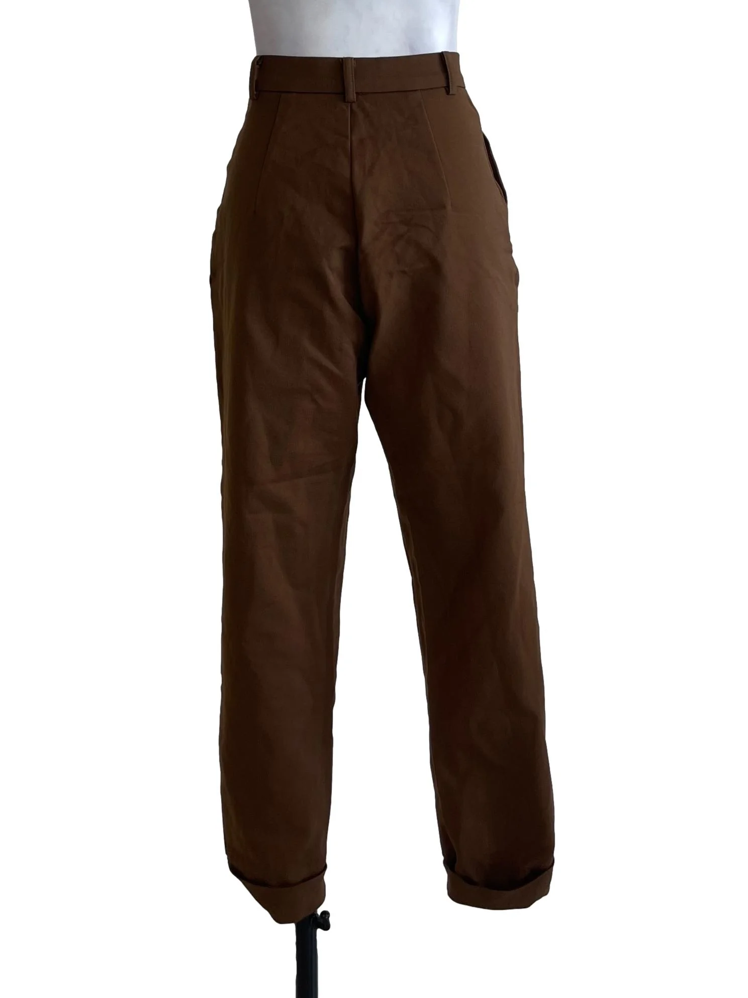 Brown Plain Pants LB - Image 2
