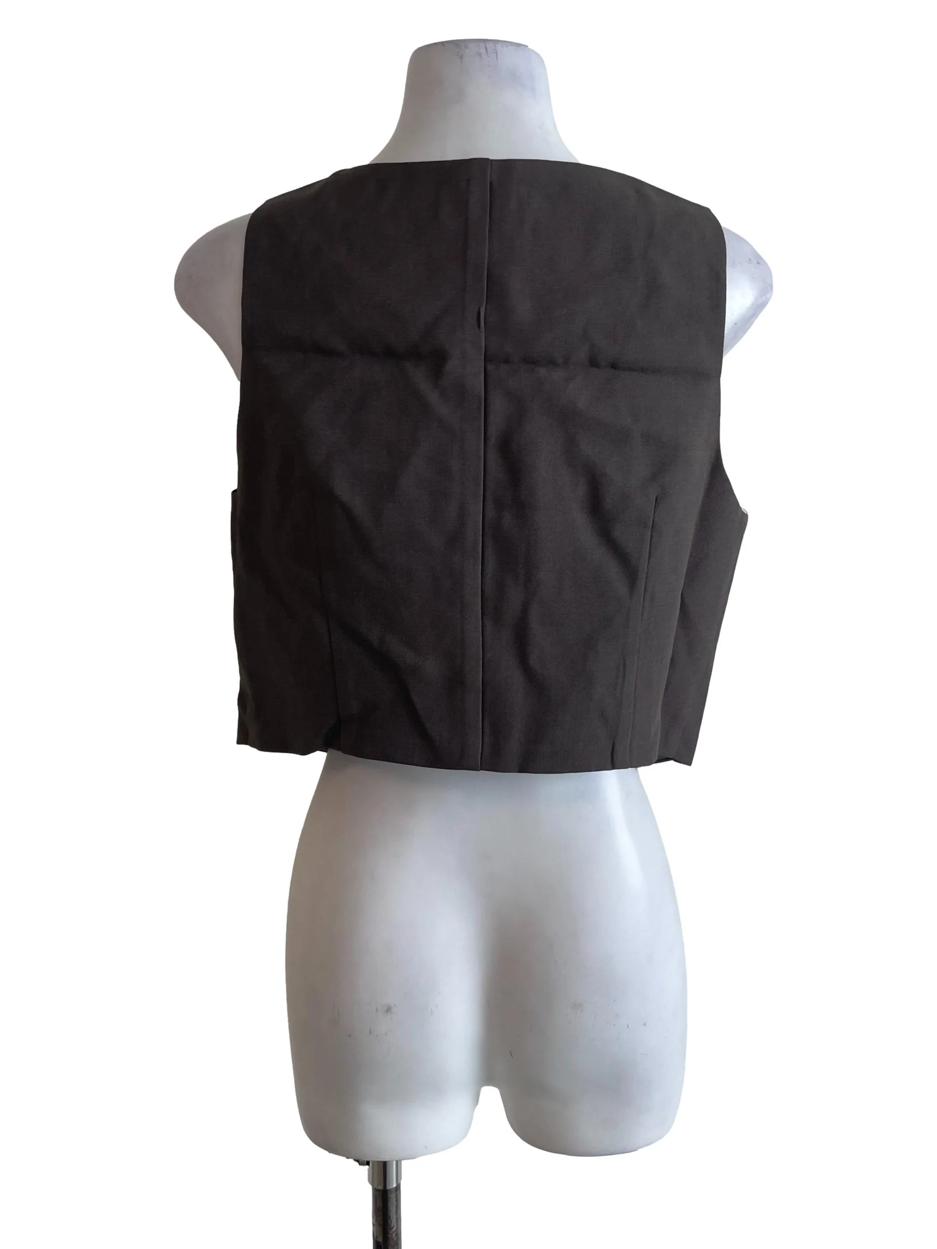 Brown Stone 4-Buttons Waistcoat - Image 2