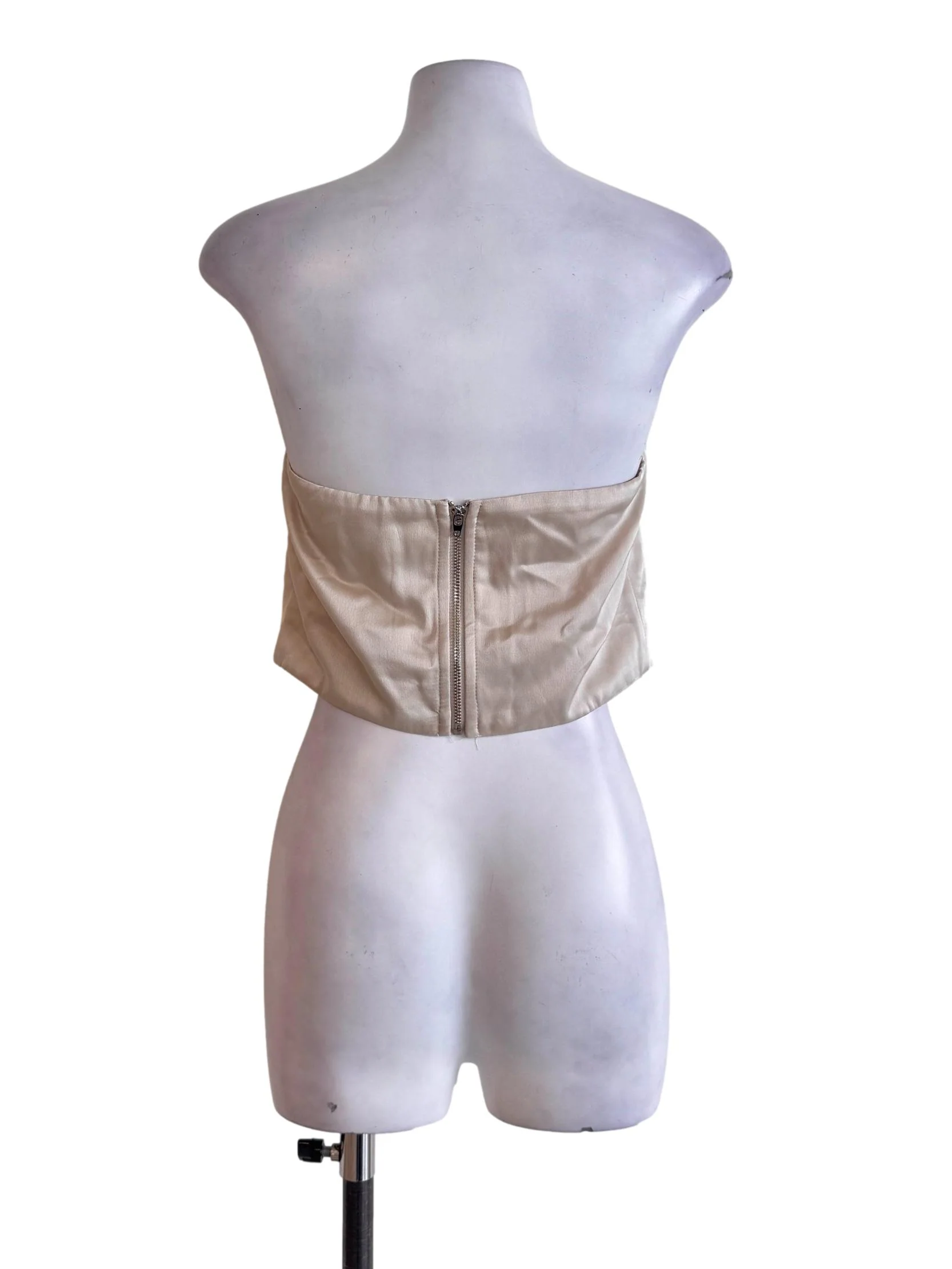 Brown Strapless Top - Image 2