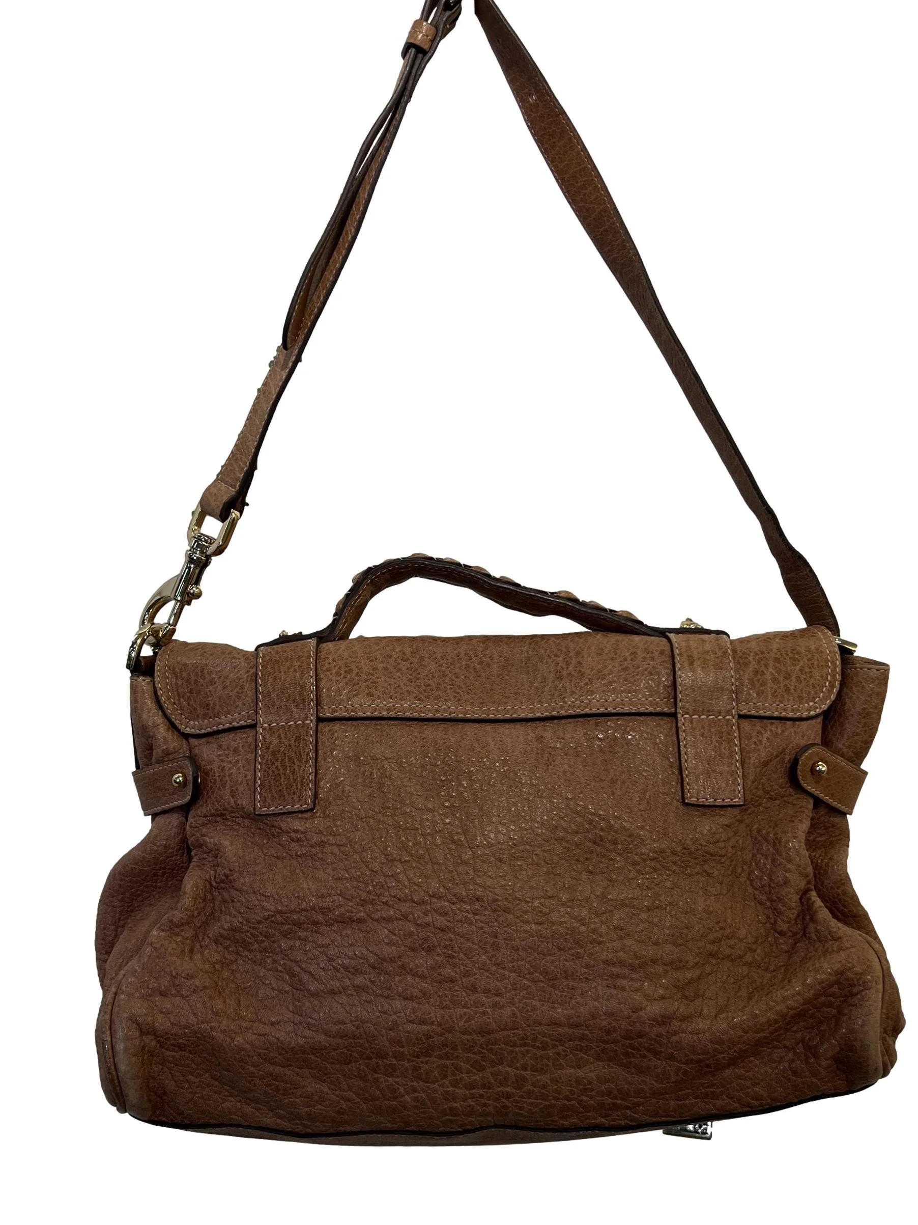 Brown Textured Bear Handbag - Image 2