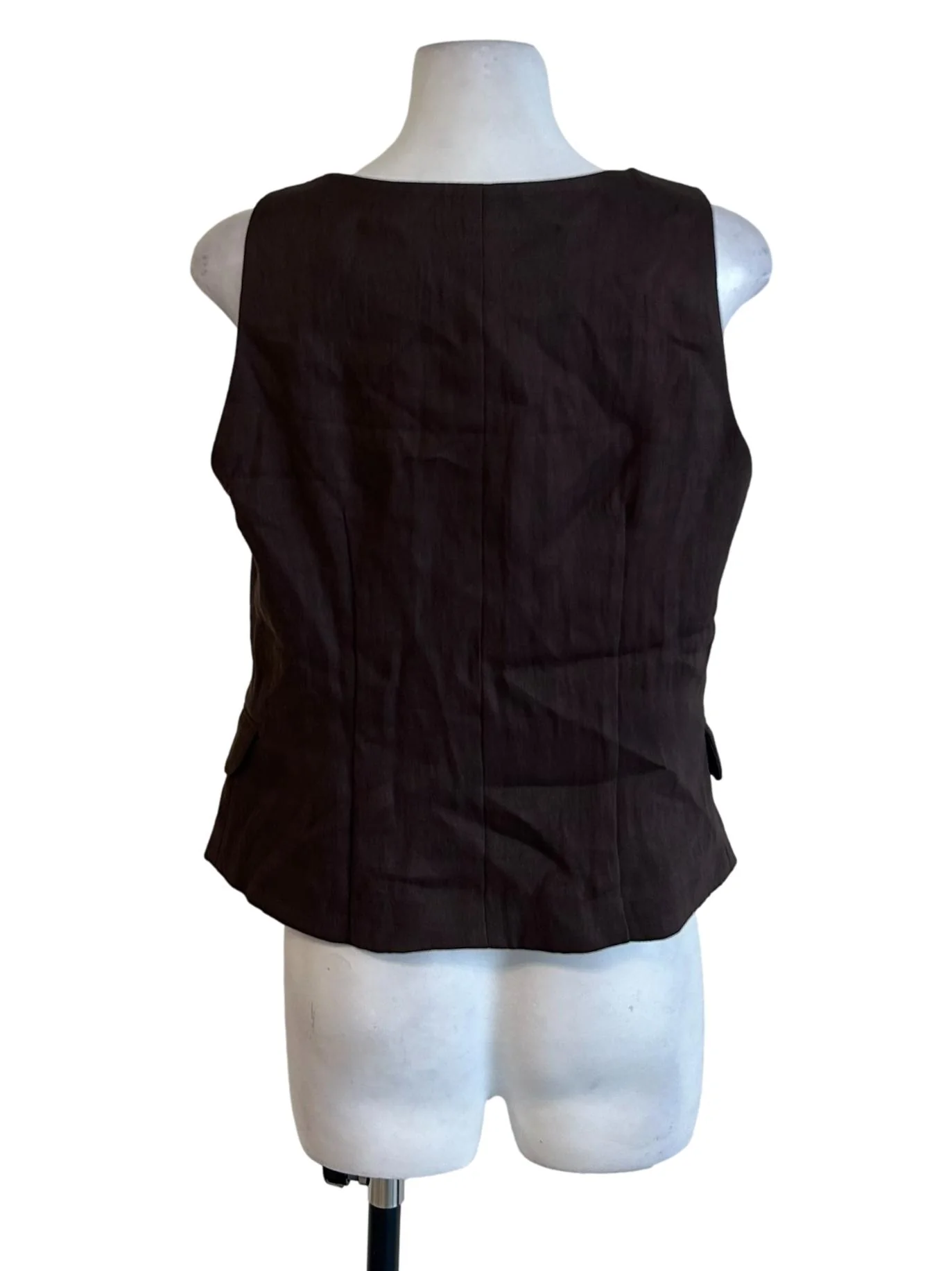 Brunette Brown Vest Top - Image 2