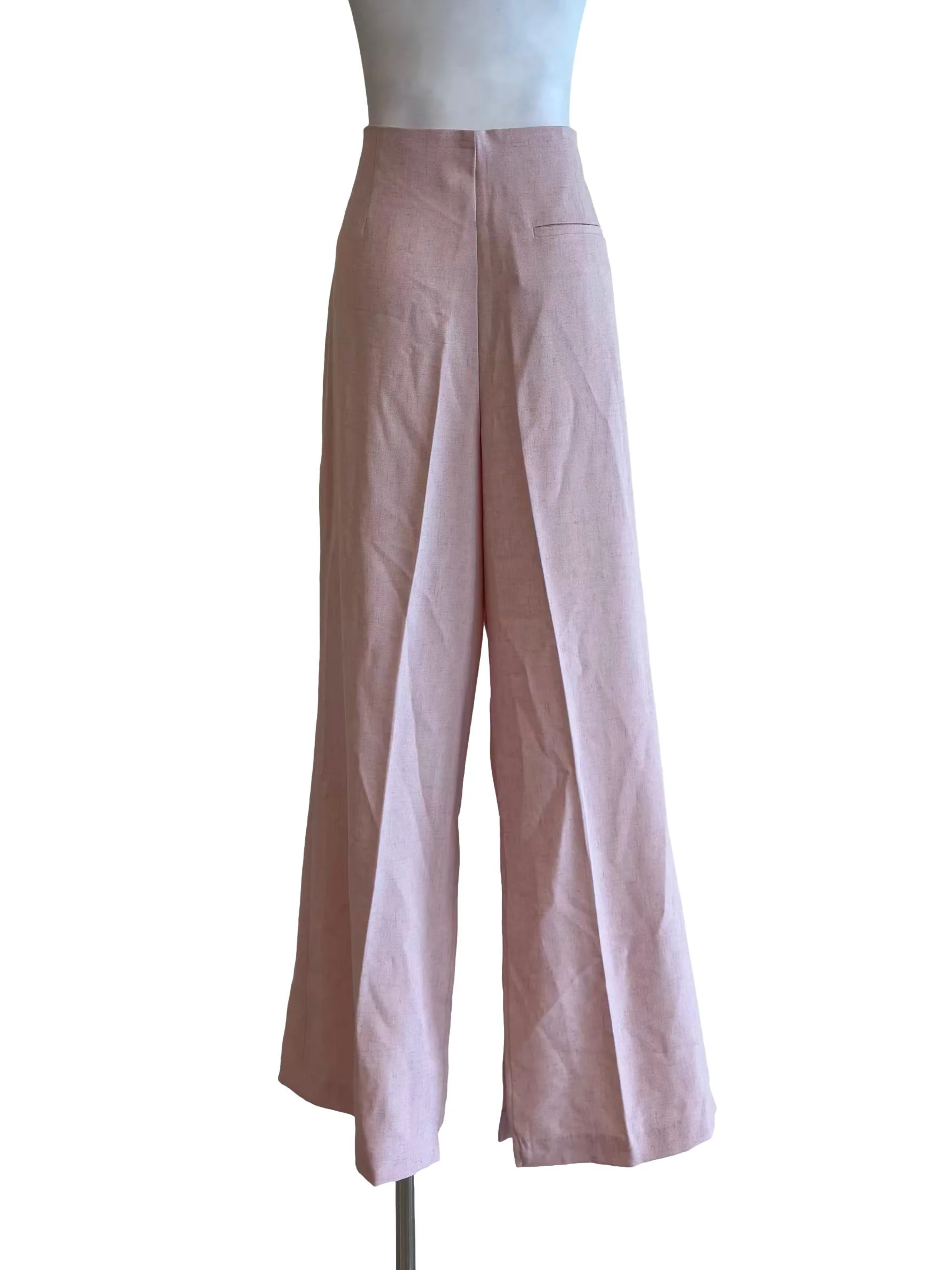 Bubblegum Pink Slit Pants - Image 2