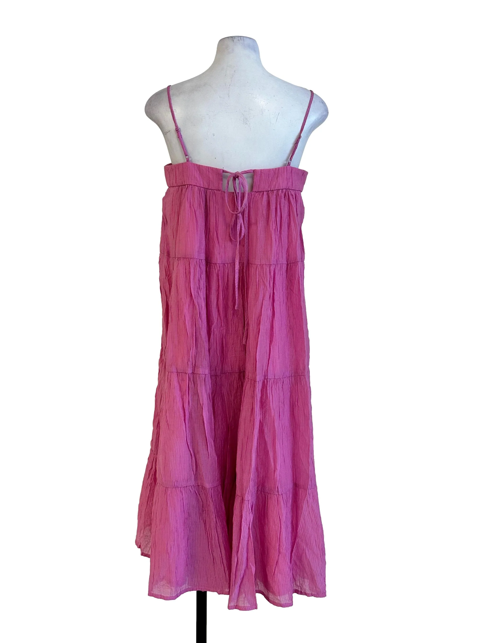 Bubblegum Pink Texture Dress - Image 2