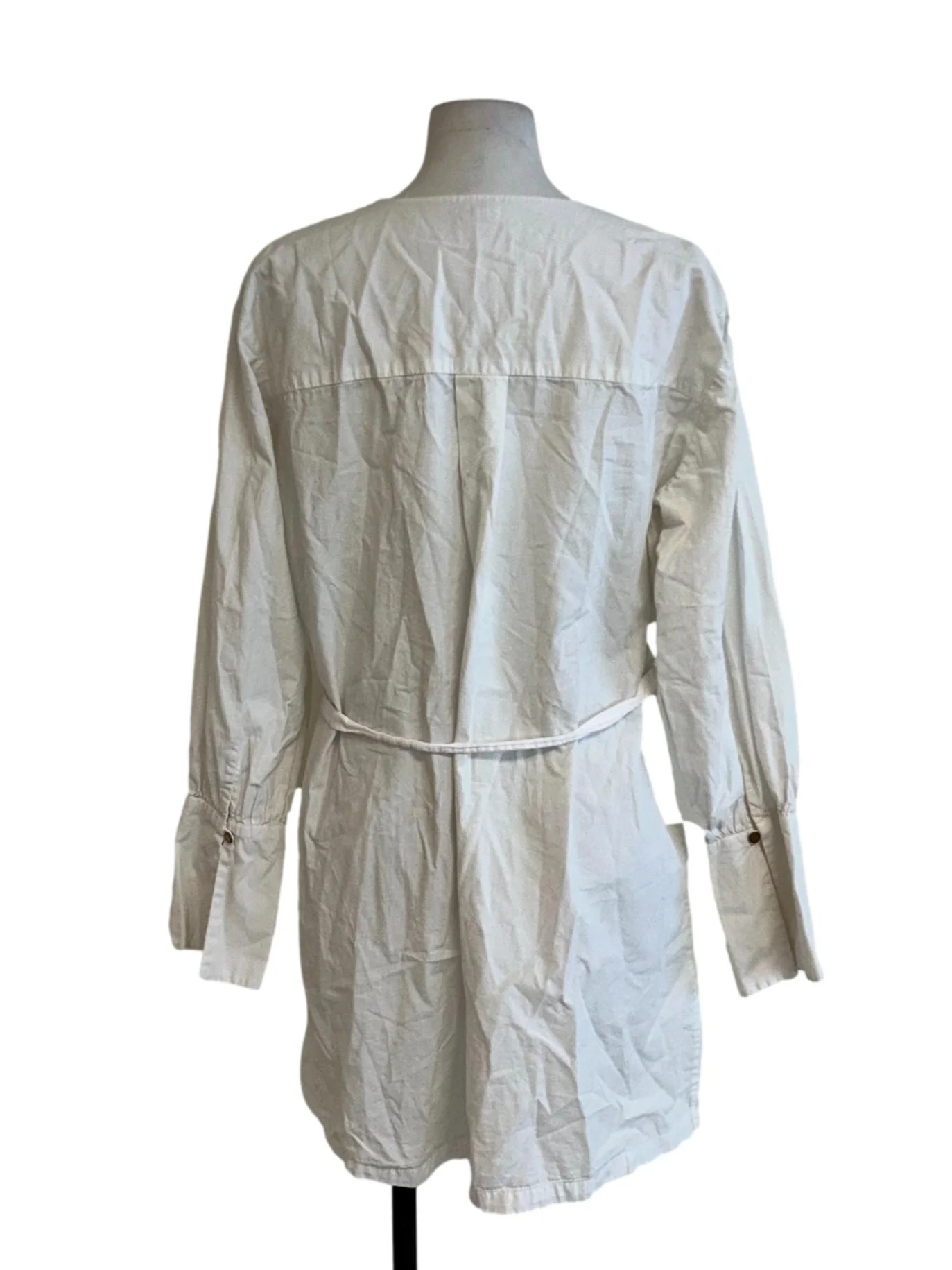 Budapest Organic Cotton Oversized Shirt In Cloud White CSN - Image 3