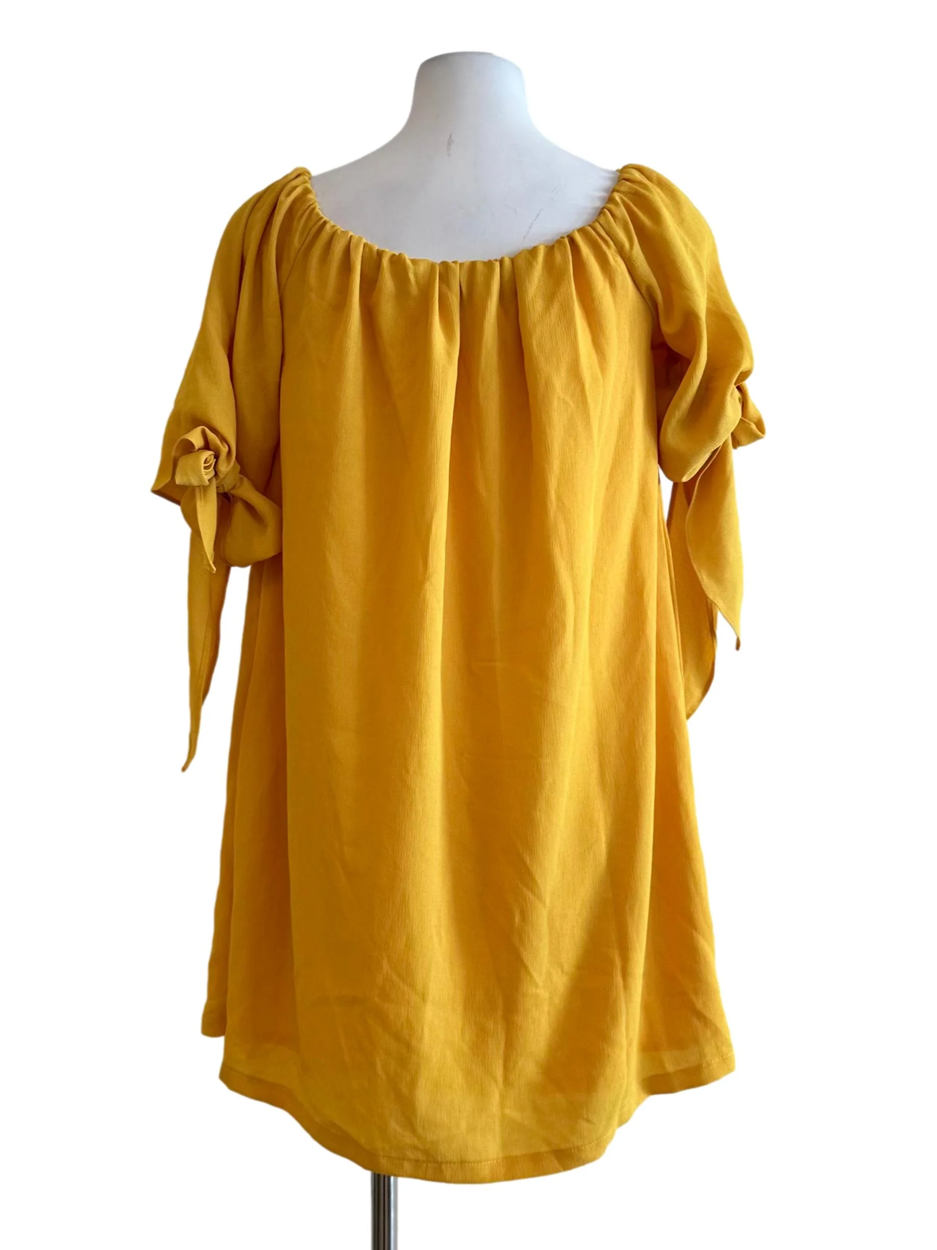 Butter Yellow Mini Dress - Image 2