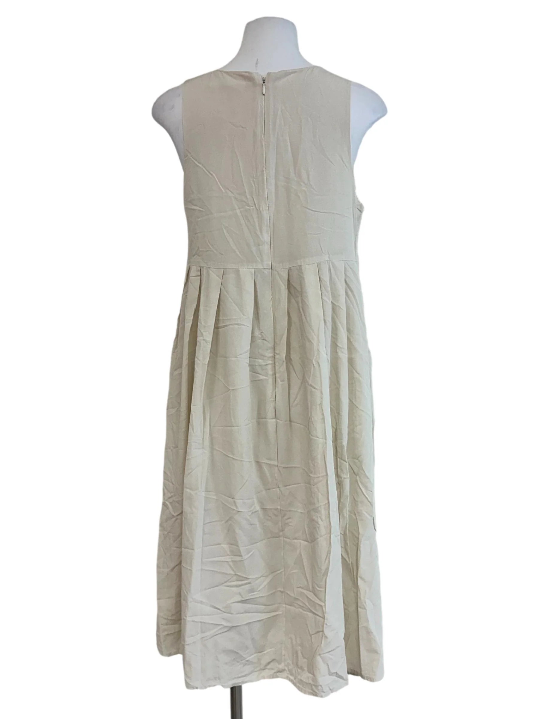 Buttermilk Beige A-Line Dress - Image 2