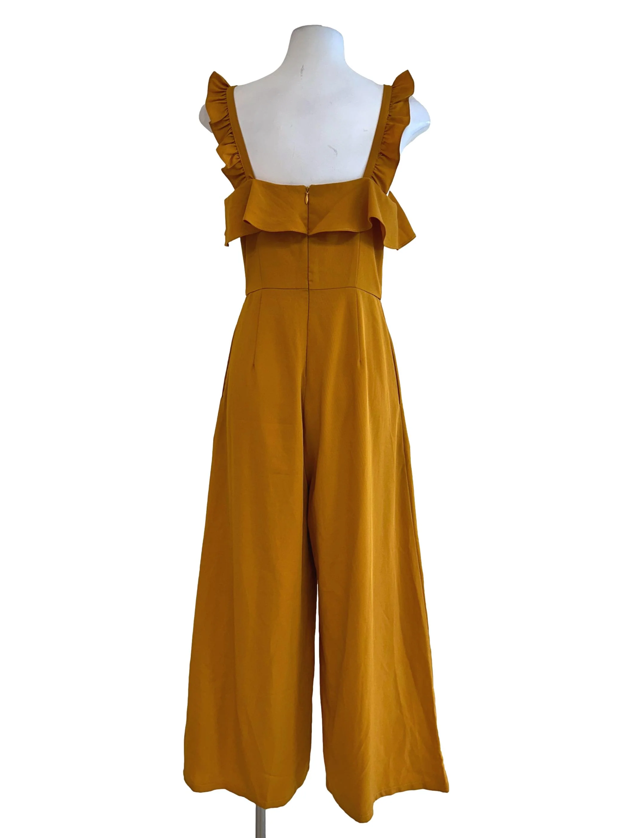 Butterscotch Yellow Sleeveless Jumpsuit - Image 2