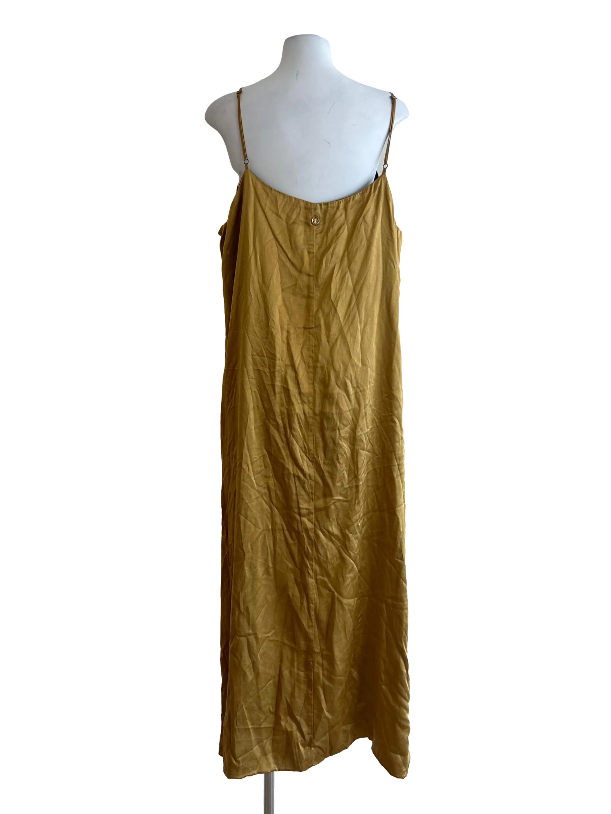 Calabar Silk Slip Dress - Mimosa Yellow CSN - Image 3