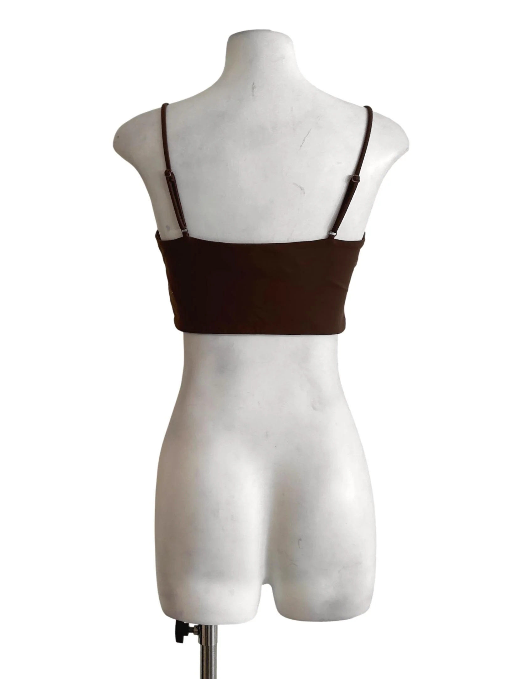 Camel Brown Crop Top LB - Image 2
