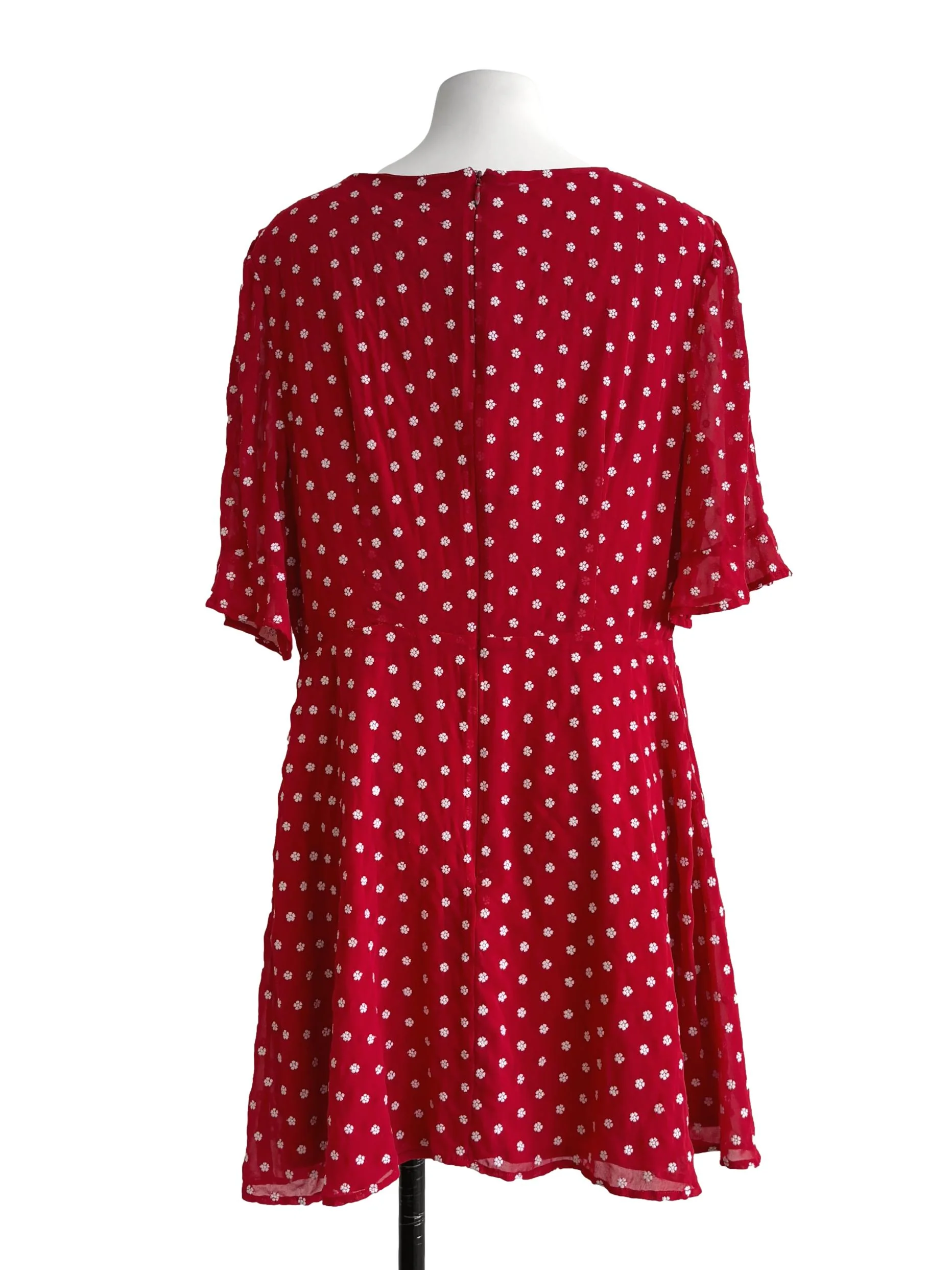 Candy Red Floral Sundress - Image 2