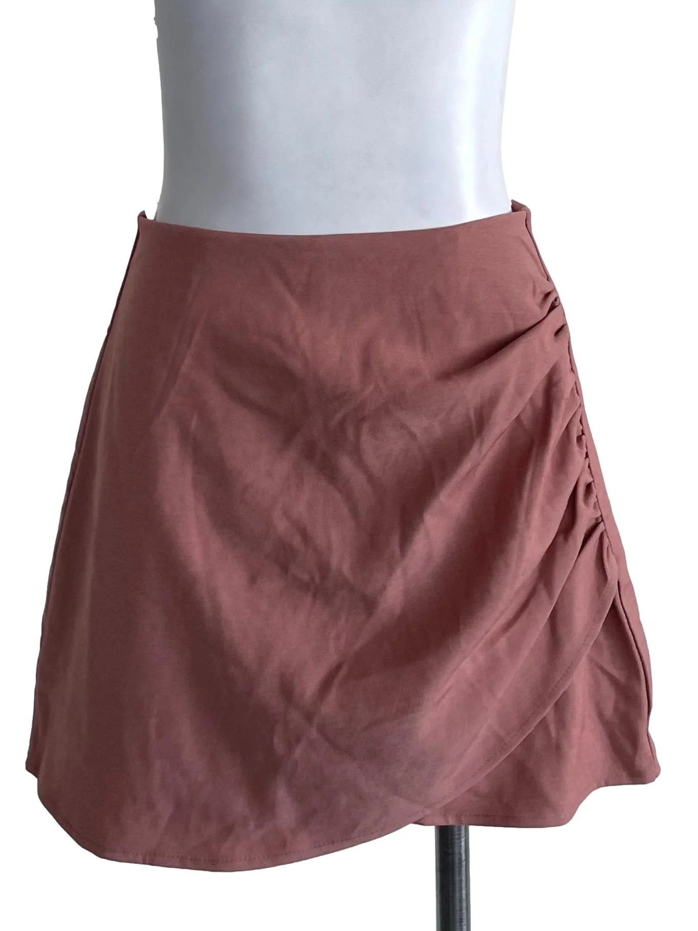 Cantaloupe Draped Skirt