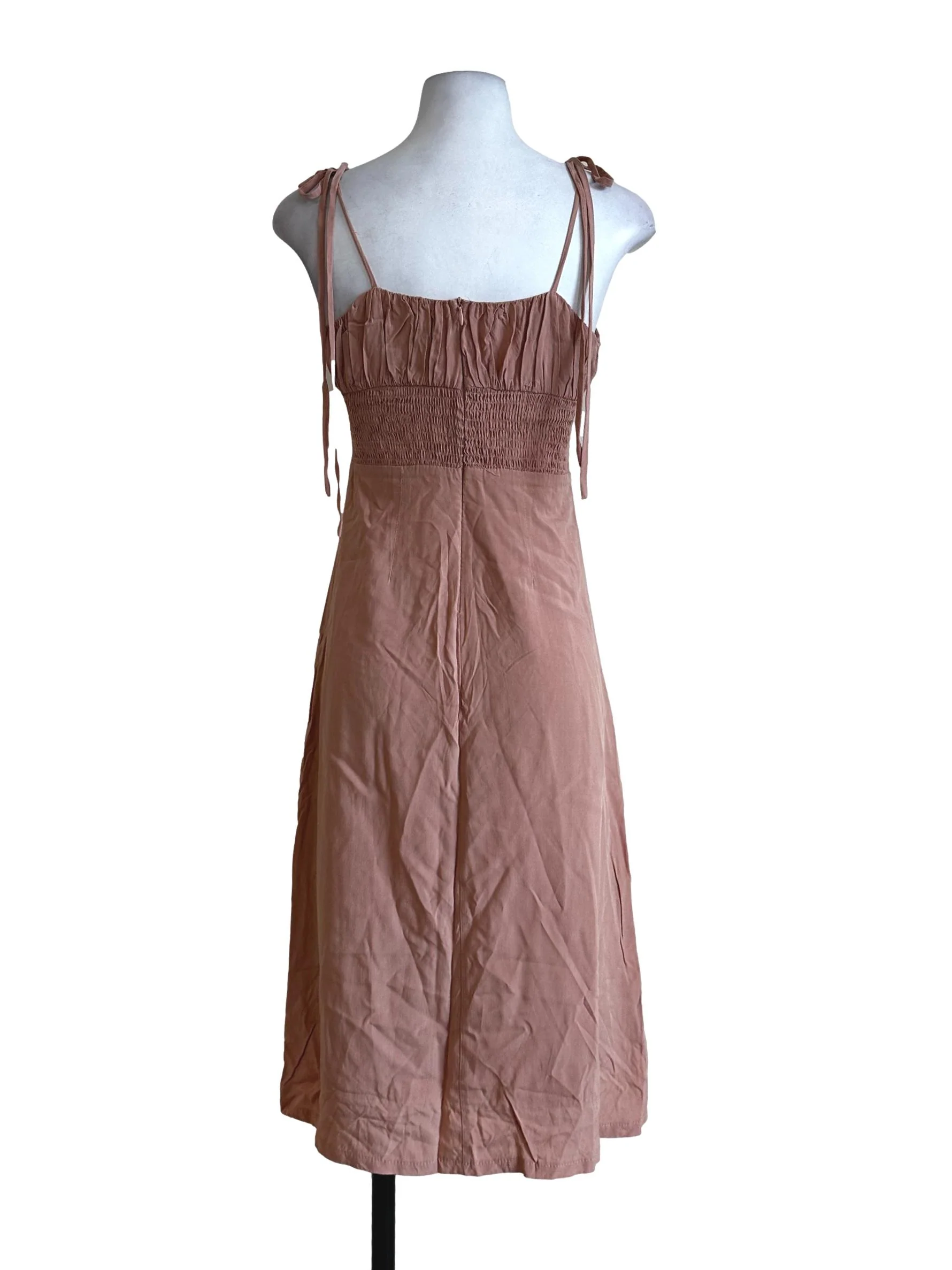 Cantaloupe Orange Plain Dress TEM - Image 2