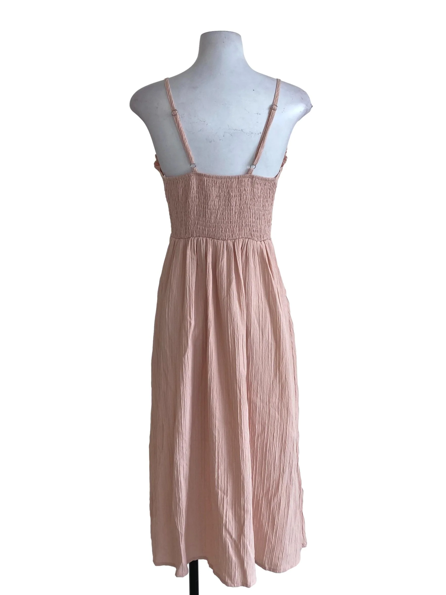 Cantaloupe Pleated Textured Dress - Image 2