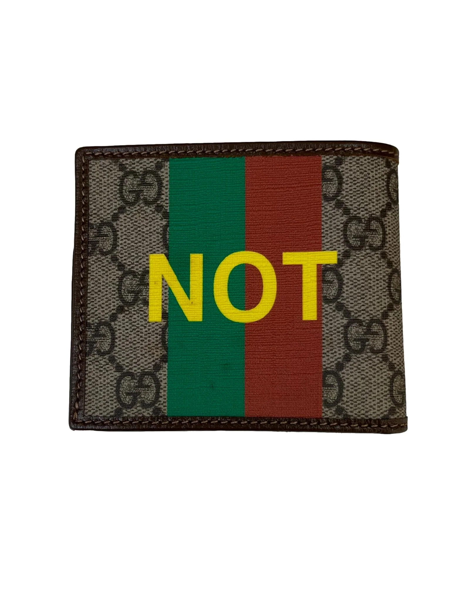 Canvas Brown Compact Wallet - Image 2