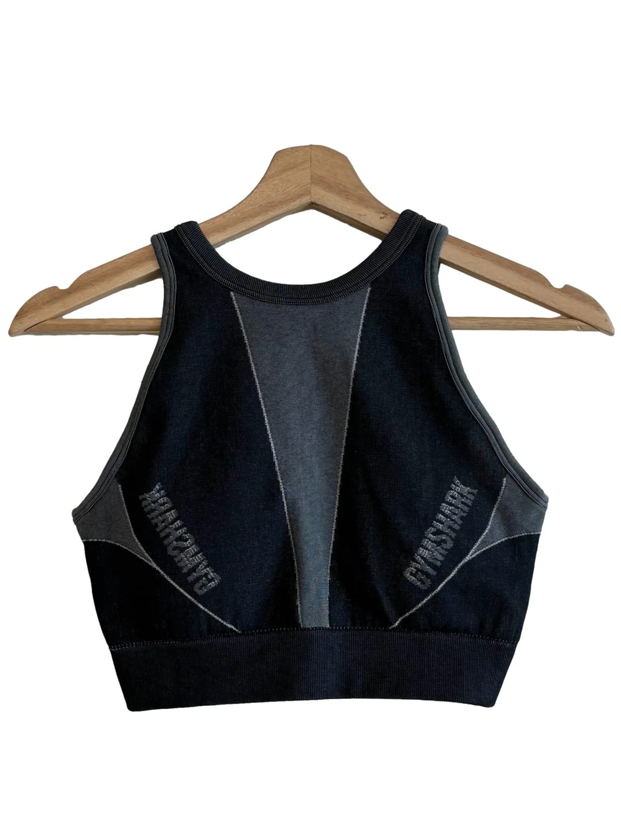 Carbon Grey Two Tone Sports Bra