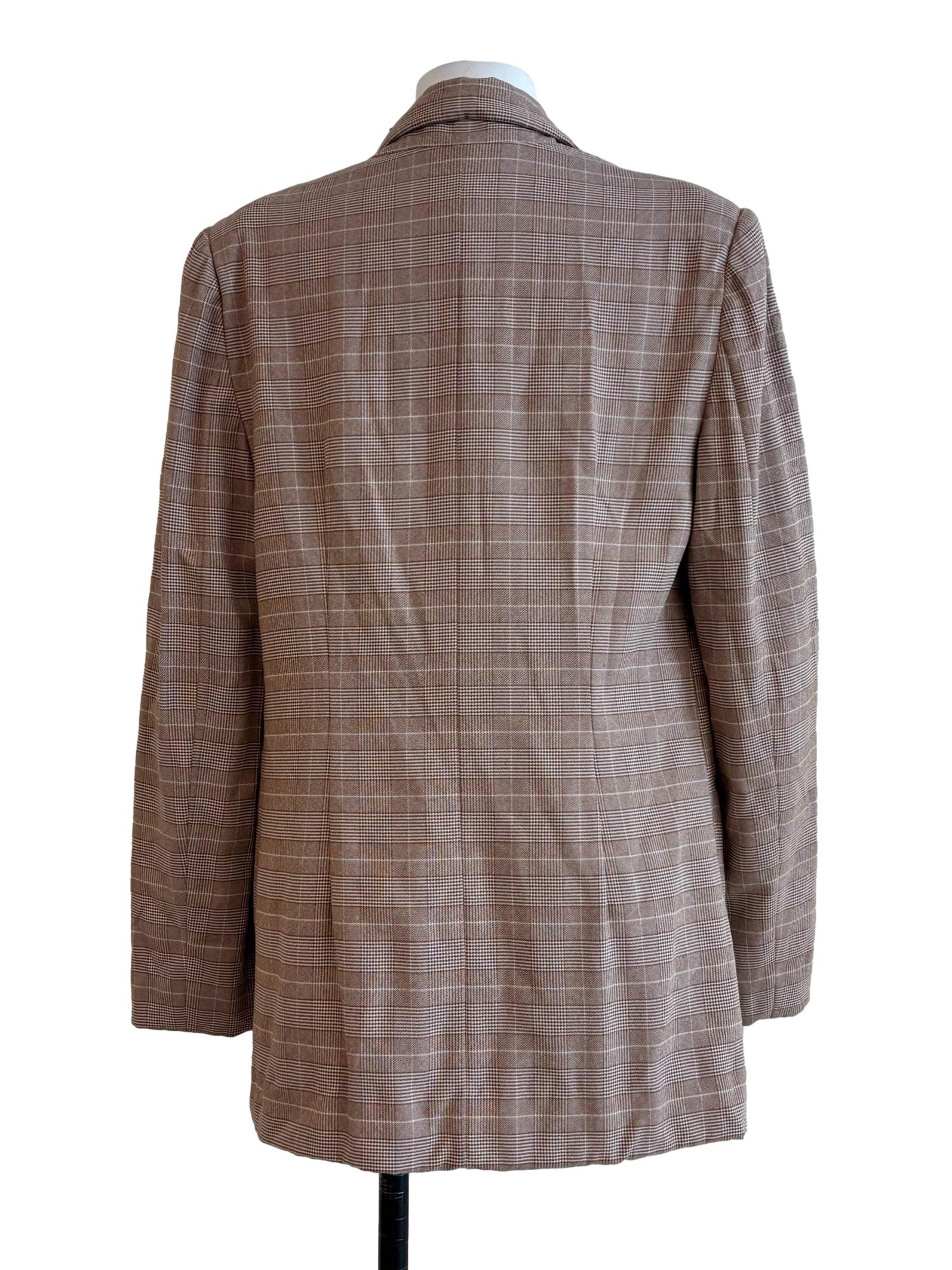 Cashmere Beige Double Breasted Blazer - Image 2