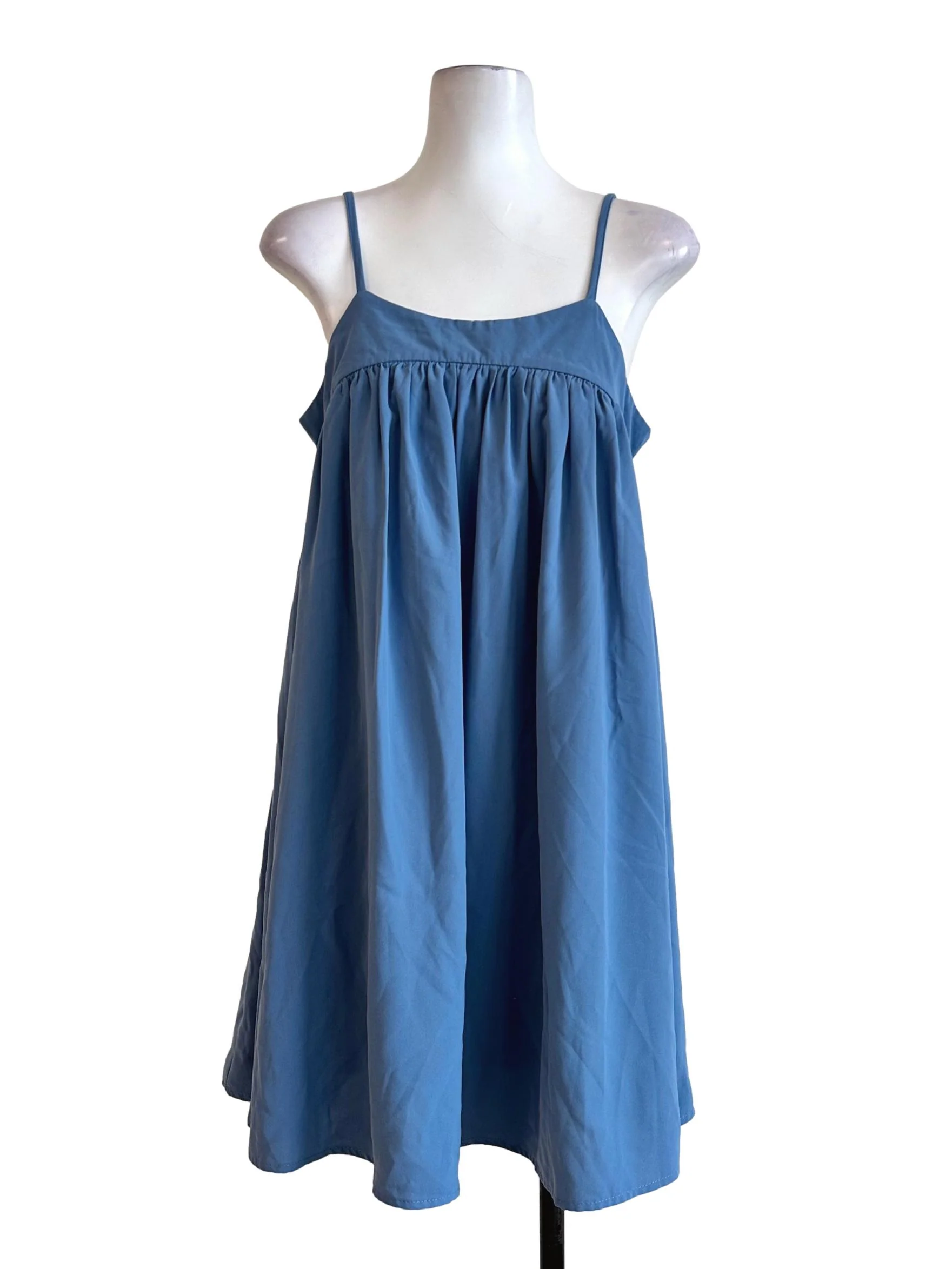 Cerulean Blue Sleeveless Dress