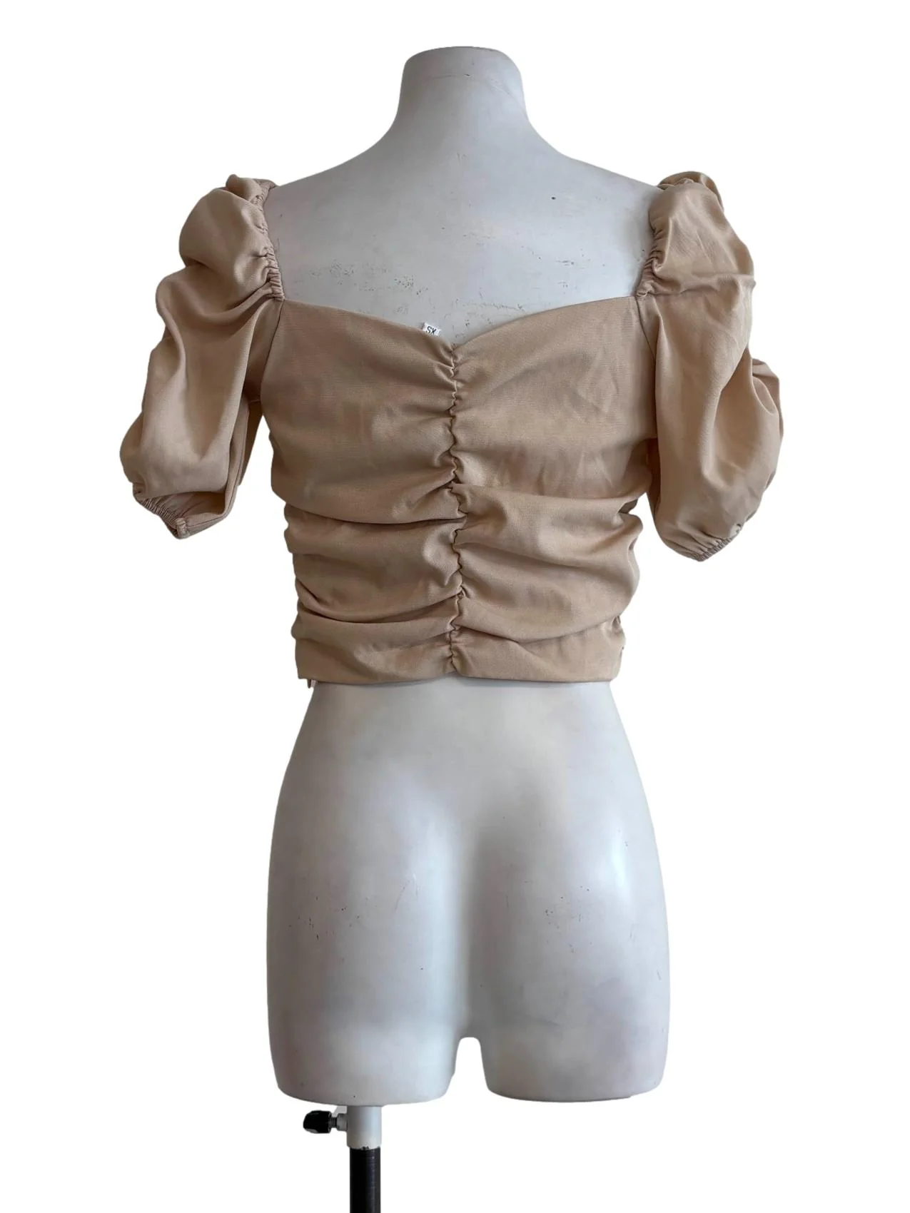 Champagne Smocked Baby Doll Top - Image 2