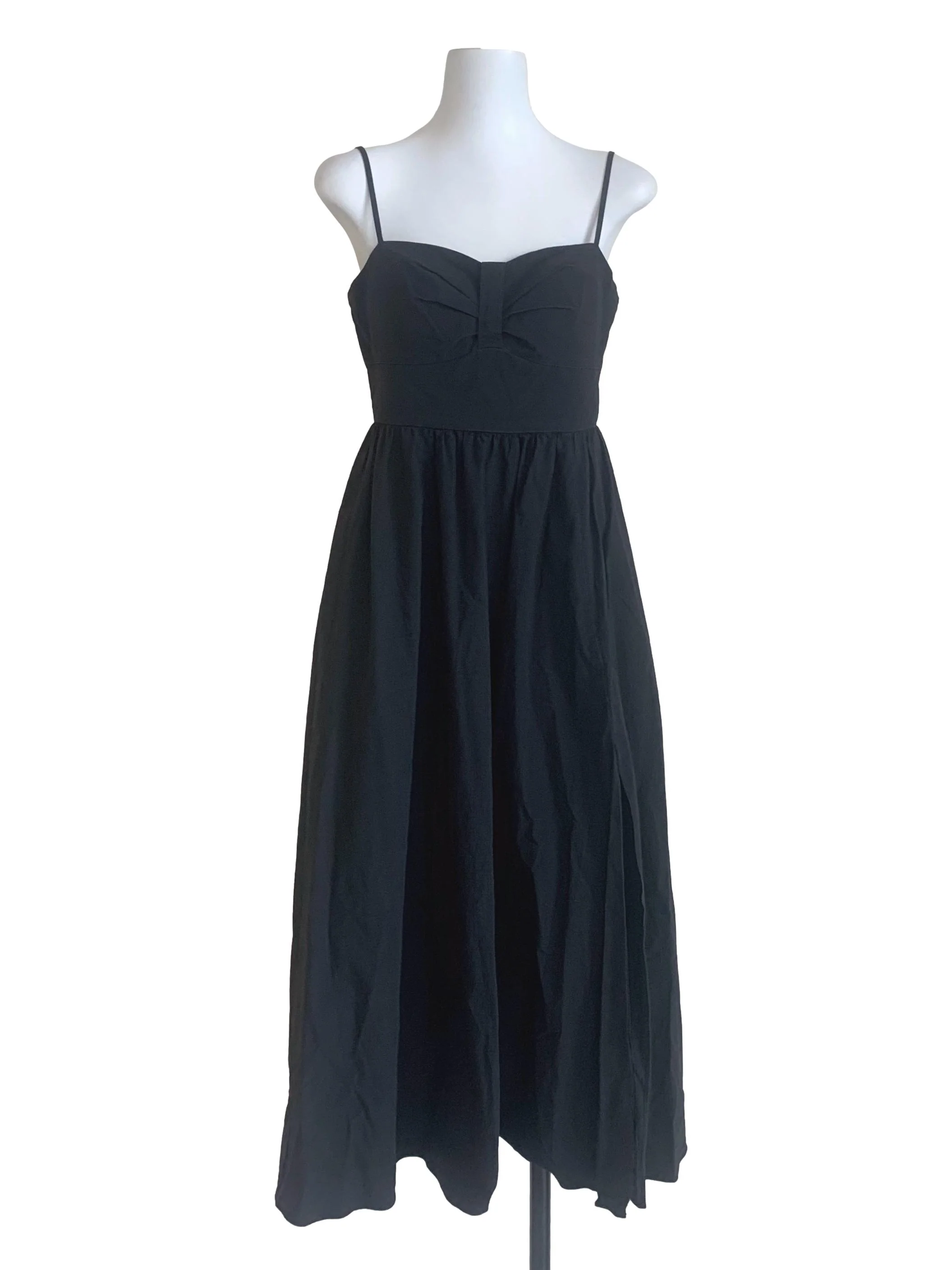 Charcoal Black Bouffant Dress LB