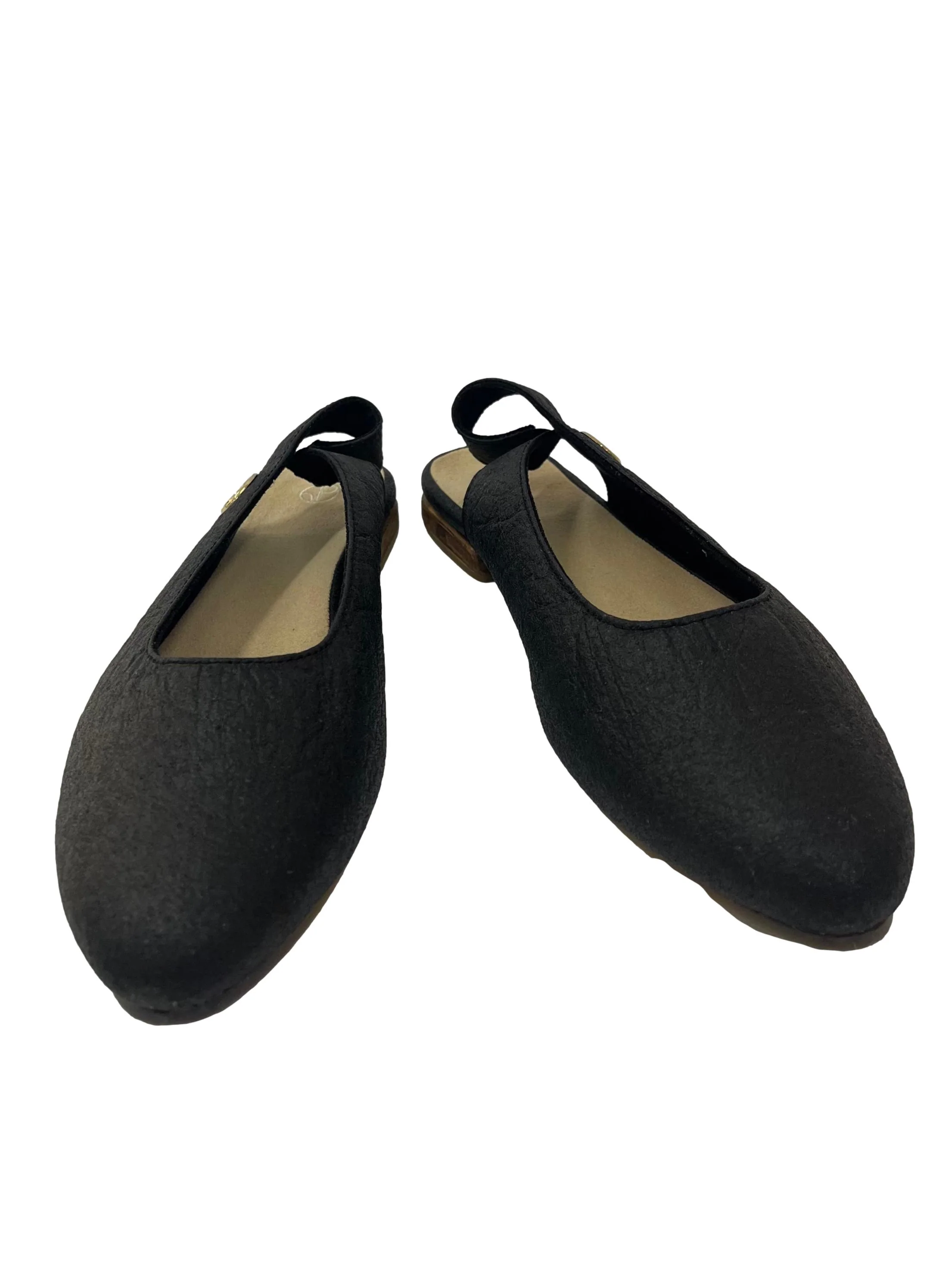 Charcoal Black Cannes Slingback Flat CSN - Image 2
