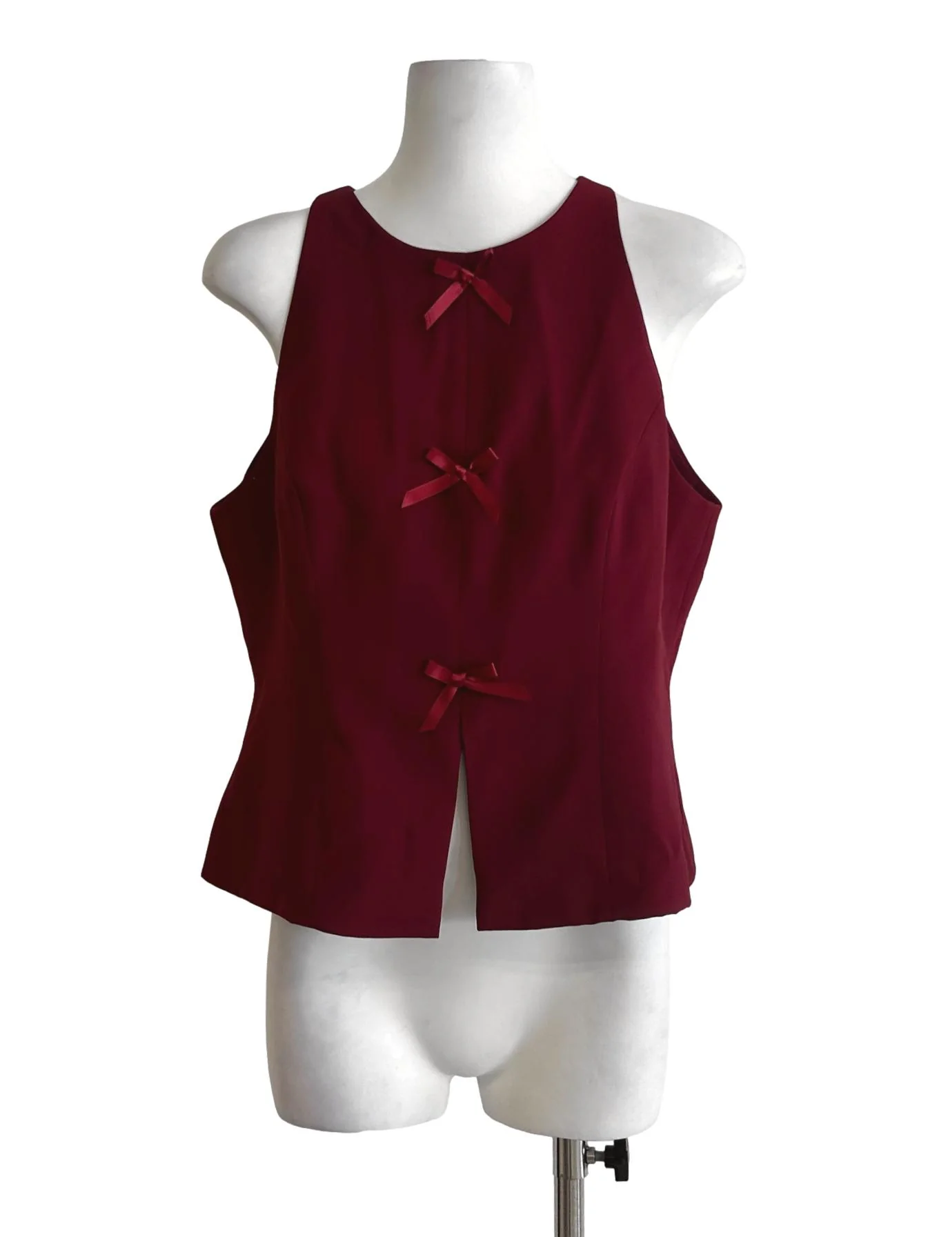Cherry Red Bow Top