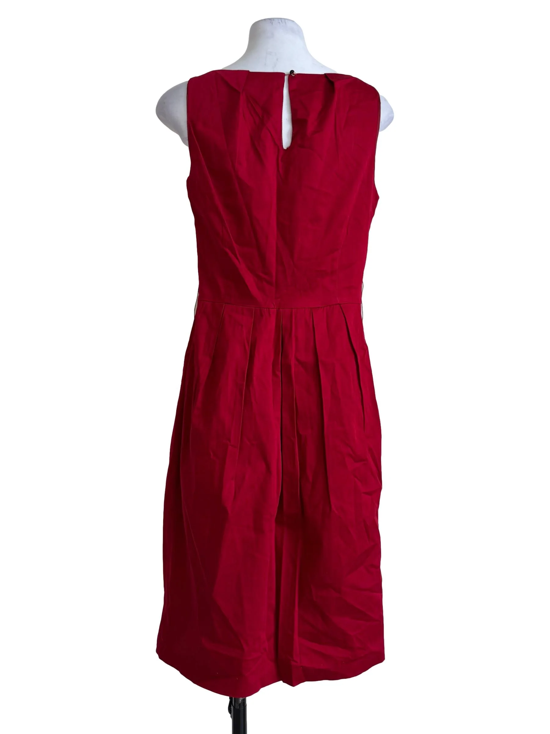 Cherry Red Shift Dress - Image 2